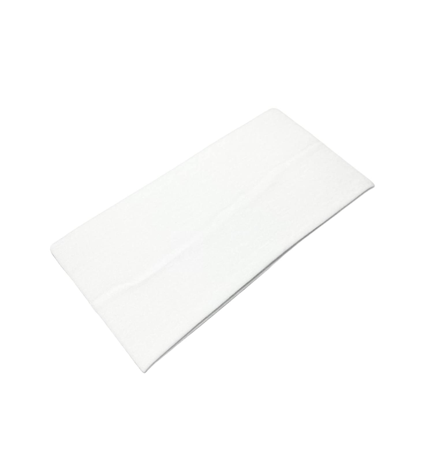 WESTEND CHOICE Extra Wide 11cm Stretchy Headband in White - Unisex Soft Hairband for Yoga & Active Lifestyle - Buy Online on GoSupps.com