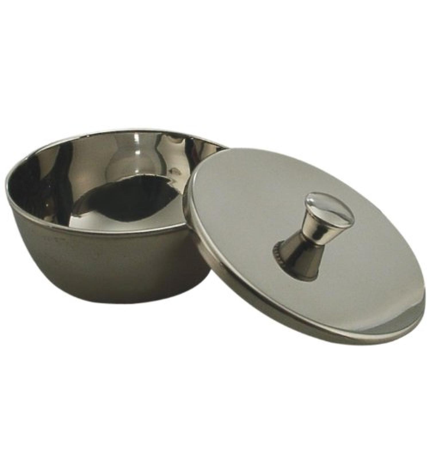 Gold rooftachs of shaving soakers with lids