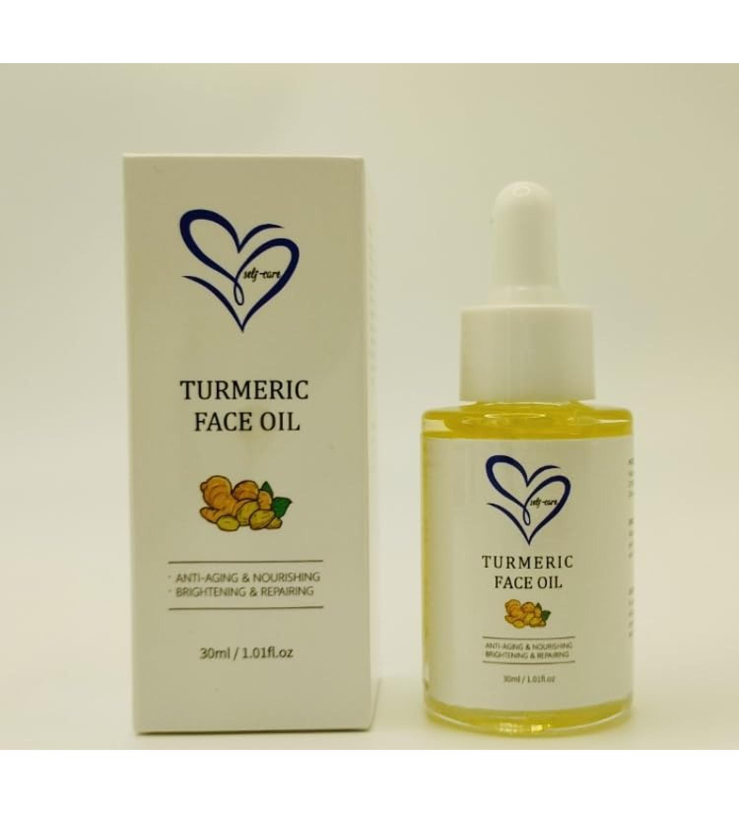 2024 New Turmeric Oil Facial Skin Care Turmeric Face Oil Moisturizing the skin Suitable For Dry Skin & Skin Blemishes Off White