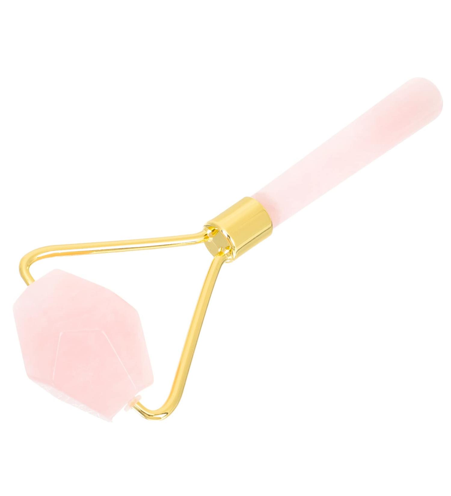 Shop Premium Pink Jade Massage Tools | Face Rollers & Gua Sha for Beauty and Muscle Care - 14x5cm - Buy Online on GoSupps.com
