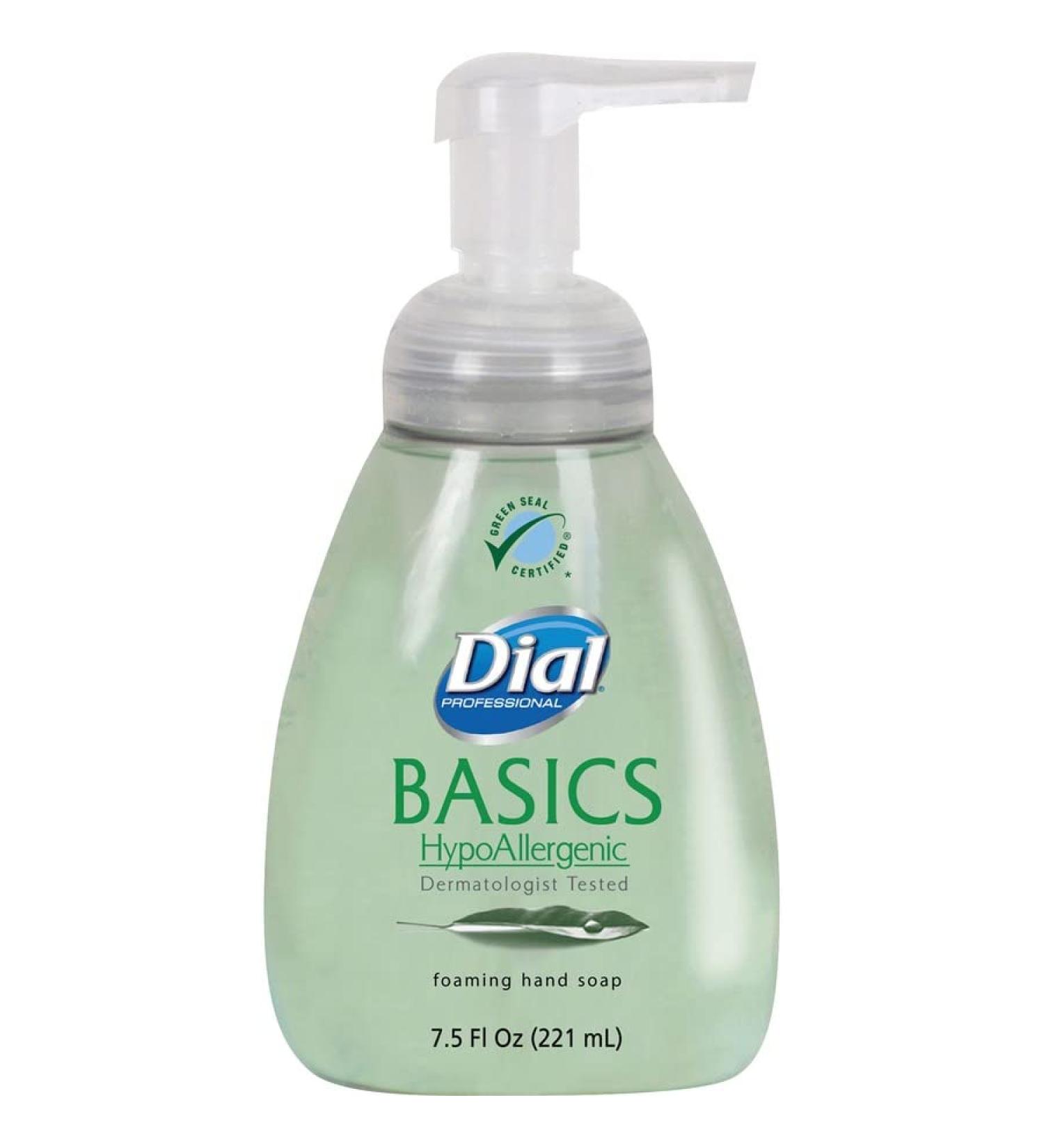 Dial Basics Hypoallergenic Foaming Hand Soap Aloe Vera