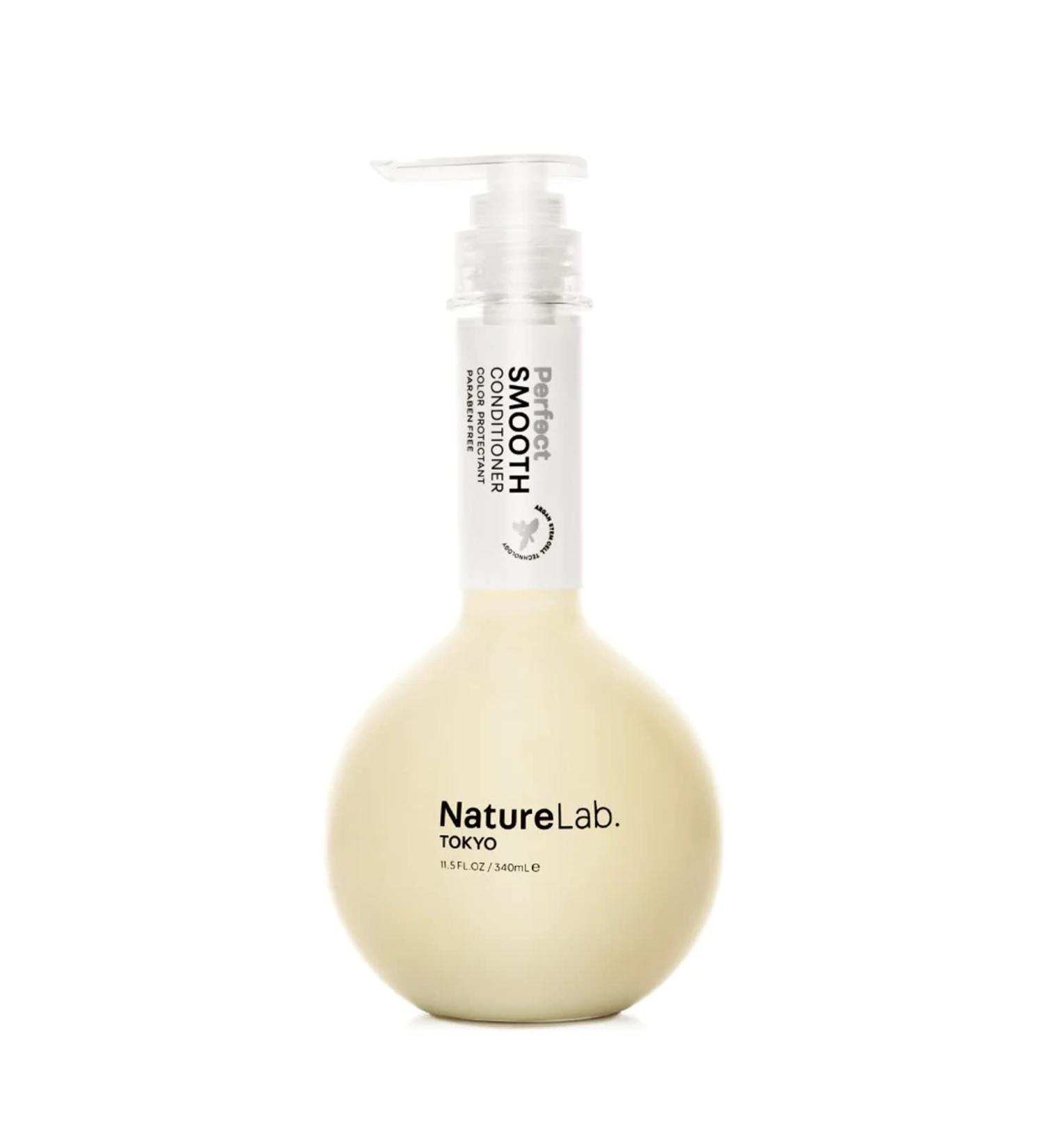 NATURELAB. TOKYO Perfect Smooth Conditioner - Lightweight Moisturizing Hair Treatment for Frizz-Free Shine | 11.5 FL OZ / 340ml - Buy Internationally - Buy Online on GoSupps.com