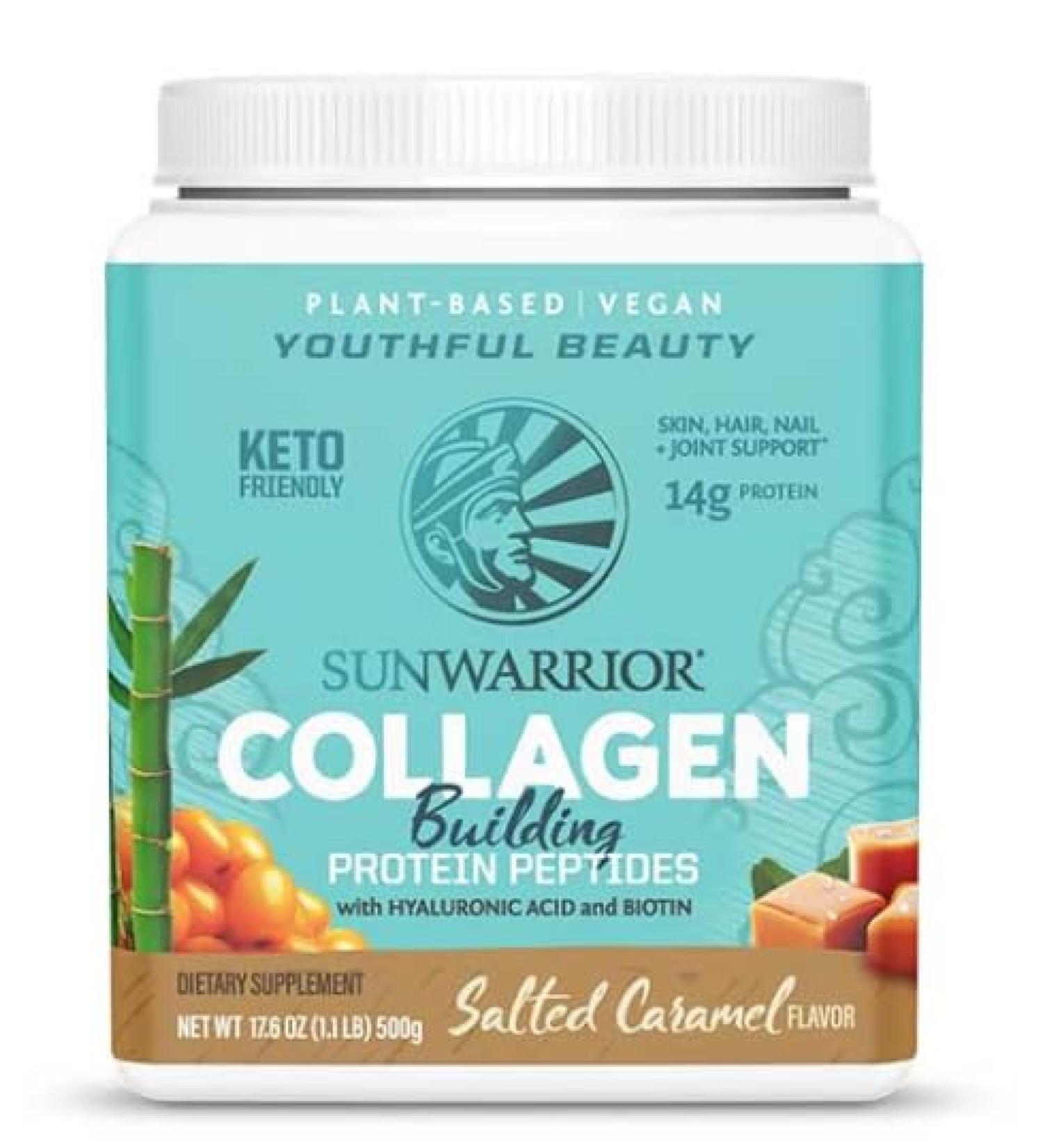 2250 N Coral Canyon Plantbased Warrior Protein Warrior Collagen salted caramel 500g - Buy Online on GoSupps.com