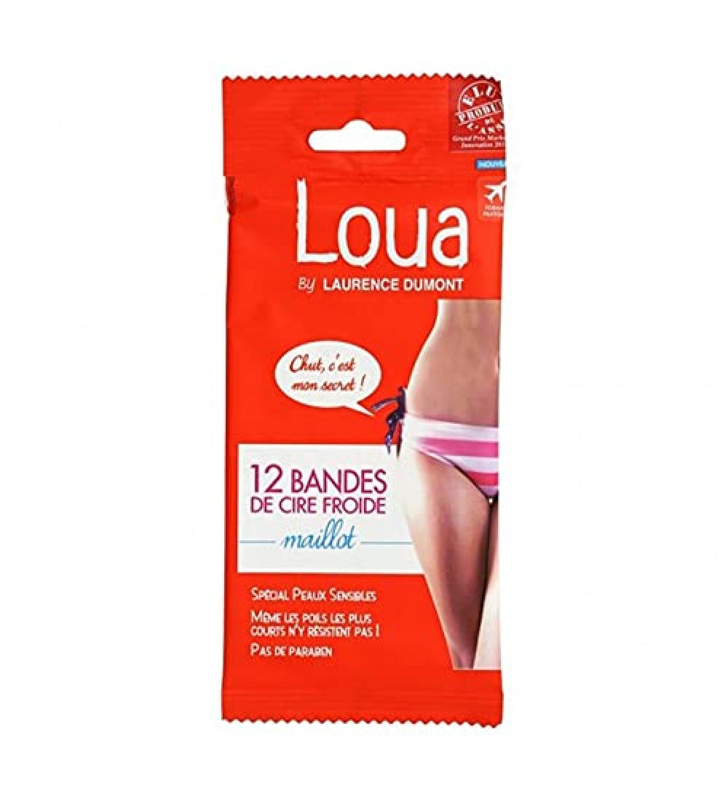 LAURENCE DUMONT Loua Bandes de Cire Froides Maillots Sp cial Peaux Sensibles x12 (lot de 3)