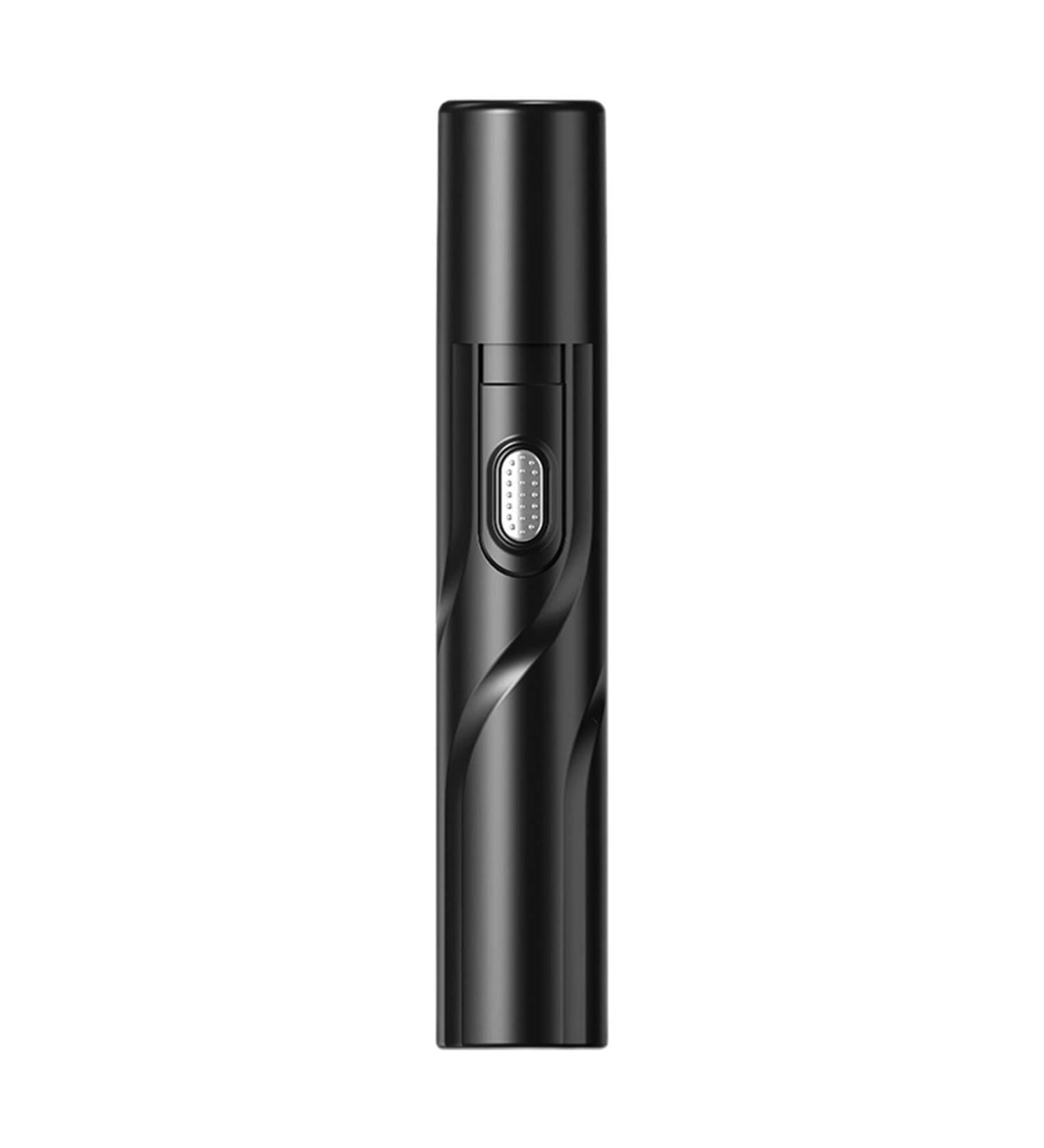 tinysiry Electric Nose Trimmer Quick Shave 360 Degree Rotation Handheld Nose and Ear Trimmer Painless Nose Hair Trimmer Battery Powered Nose Hair Cutter Black - Buy Online on GoSupps.com
