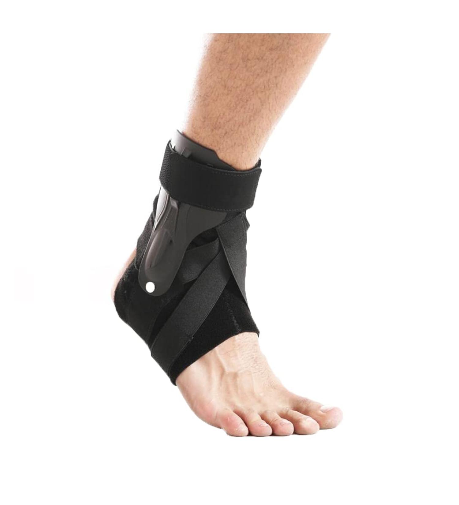 Adjustable Ankle Brace with Splint for Men & Women - Breathable Compression Support for Sprains Tendonitis & Injury Recovery | International Shipping Available - Buy Online on GoSupps.com