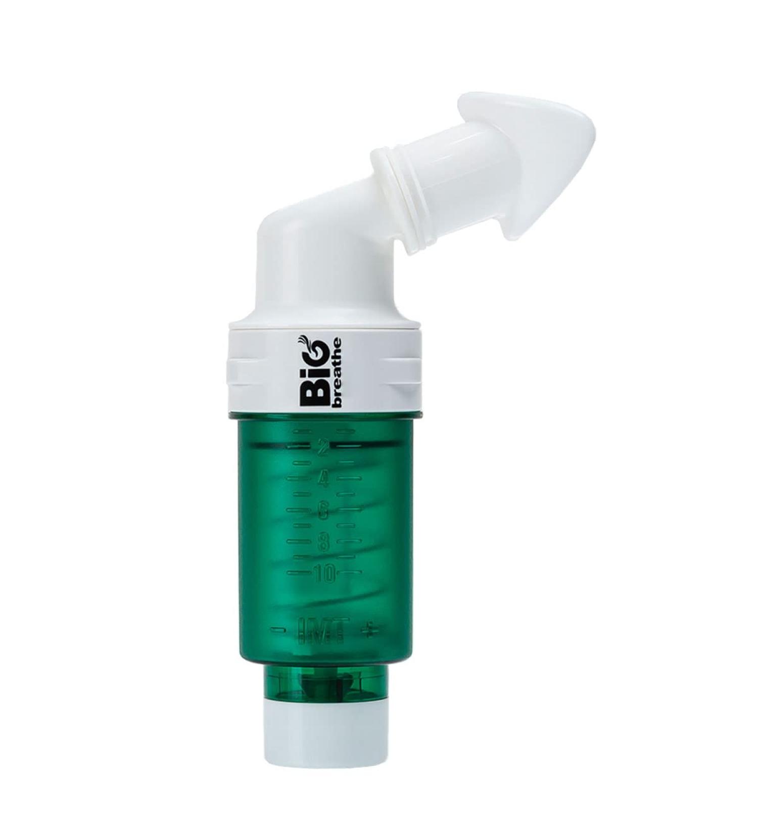 Buy Bigbreathe IMT Low (Green) - Best Inspiratory Muscle Trainer for Beginners | Adjustable Resistance Breathing Exercise Device - Buy Online on GoSupps.com