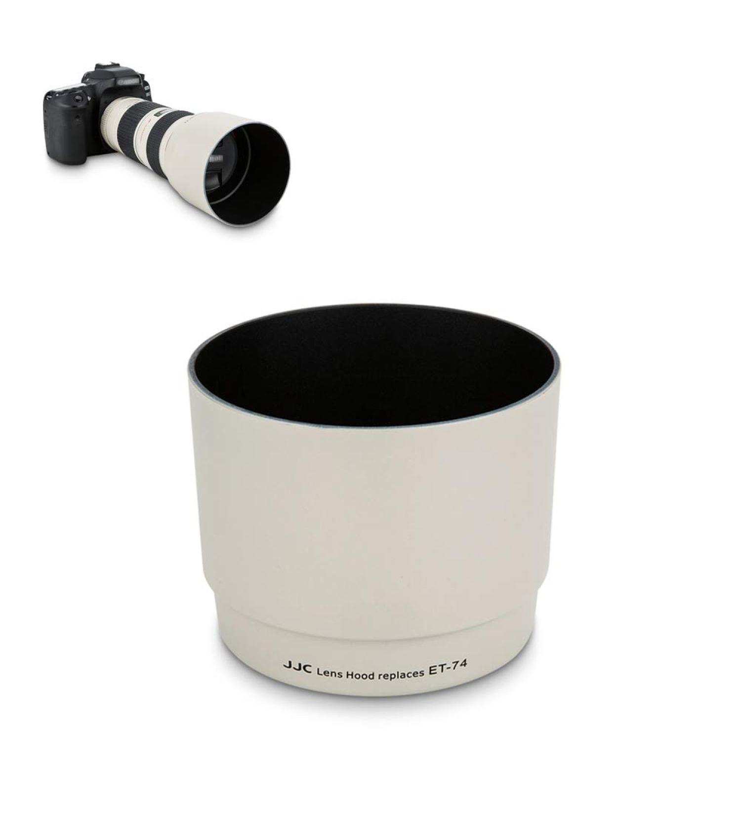 JJC Reversible Lens Hood for EF 70-200mm f/4L is USM Lens - Replaces ET-74 Hood, 67mm Cap and Filter Compatible - Buy Online on GoSupps.com