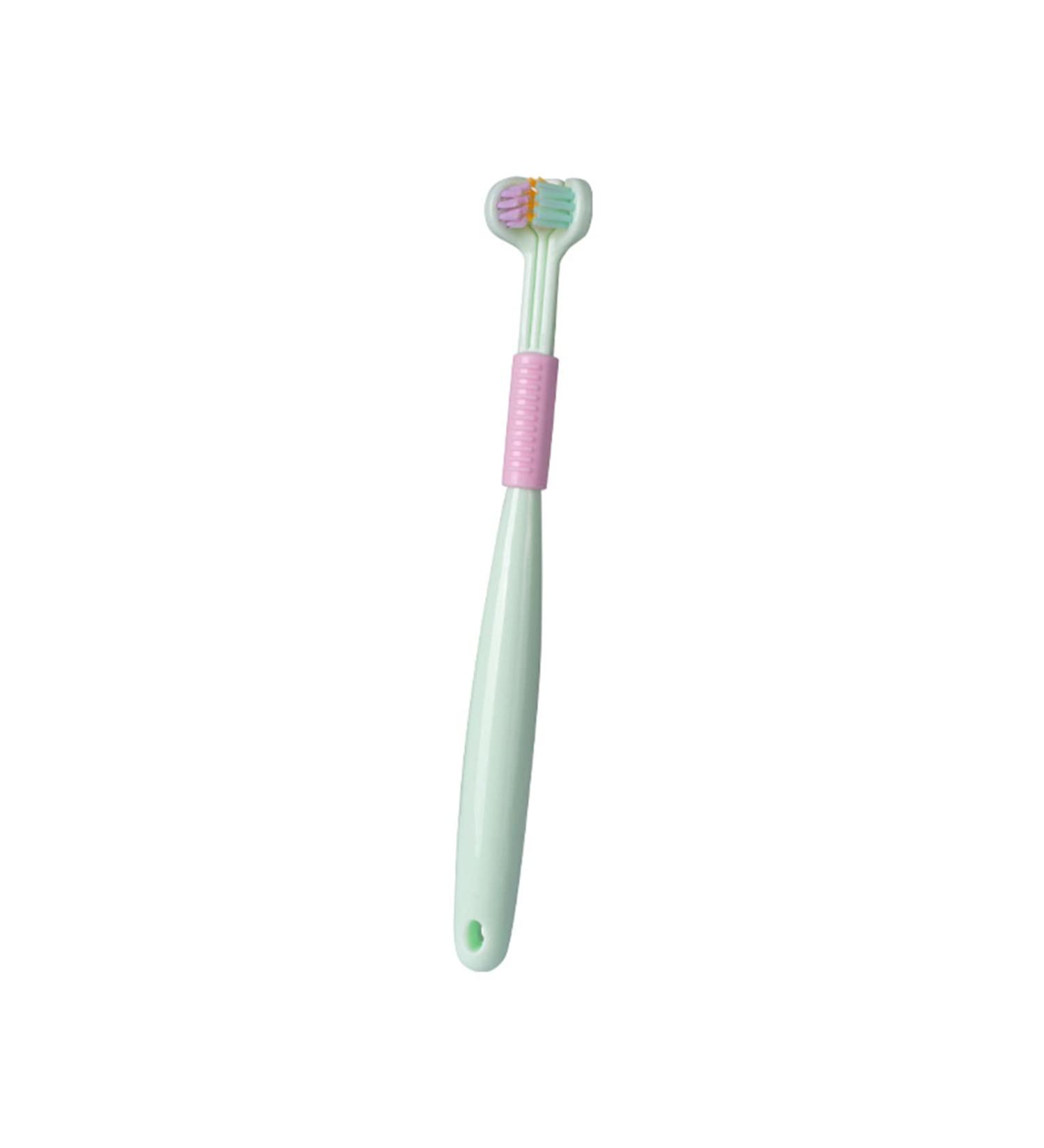 Frdun 3-Page Toothbrush - Gentle Soft Bristles for Deep Cleaning | Children's & Adult Models in Mint Green - Buy Online on GoSupps.com