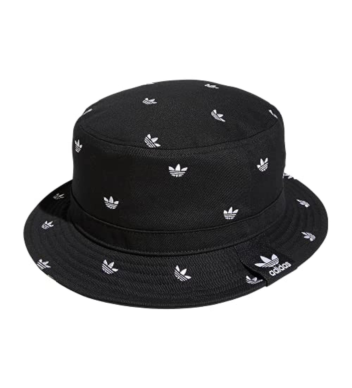 adidas Originals AOP Trefoil Bucket Hat - Unisex, One Size, Black/White - Buy Online on GoSupps.com