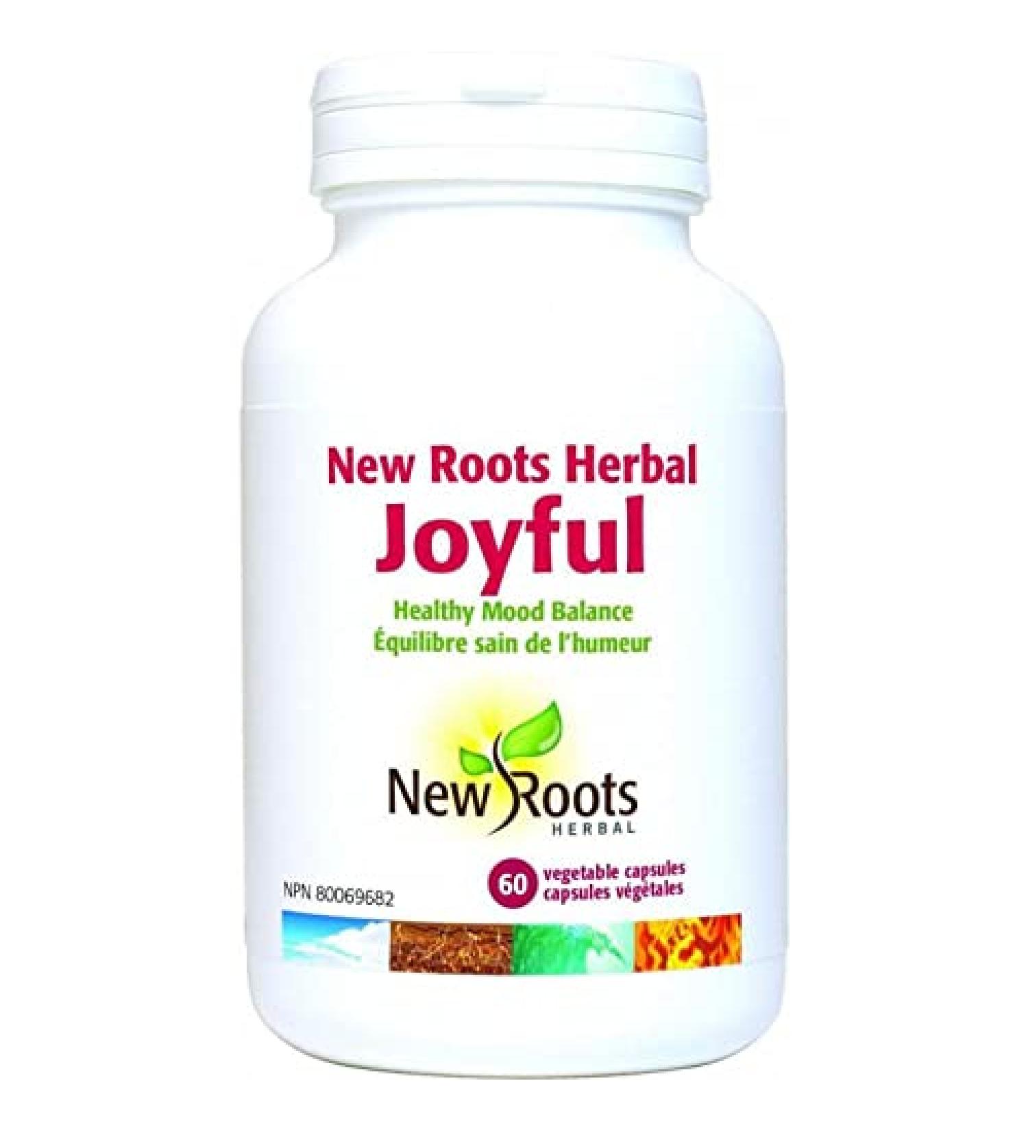 New Roots Herbal - New Roots Herbal Joyful - 60 vegetable capsules - Healthy Mood Balance