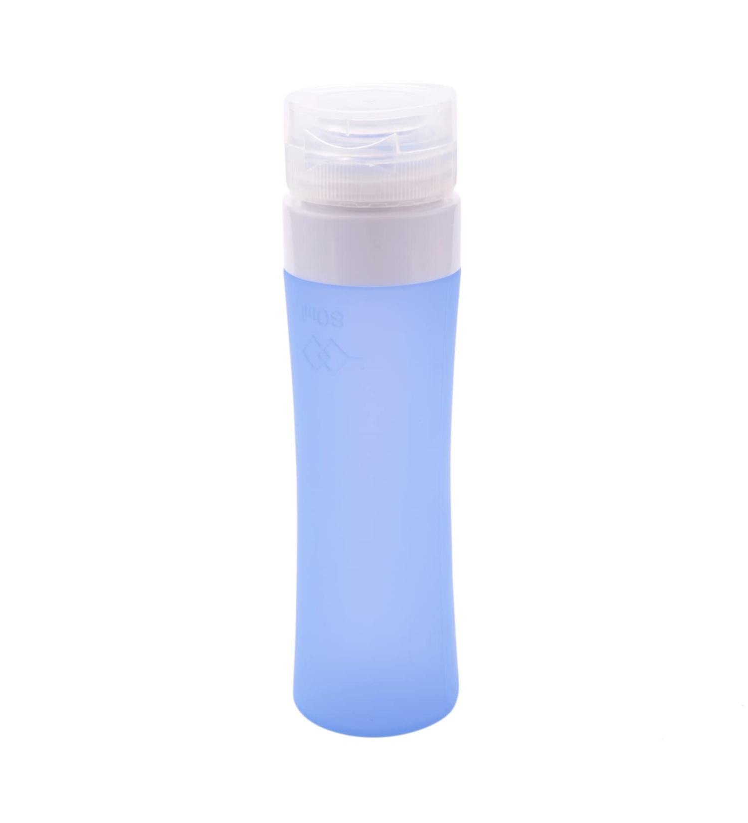 Sujhyrty Hot! Portable Refillable Silicone Bottle Travel Lotion Shampoo Bath Containers 80Ml Blue - Buy Online on GoSupps.com