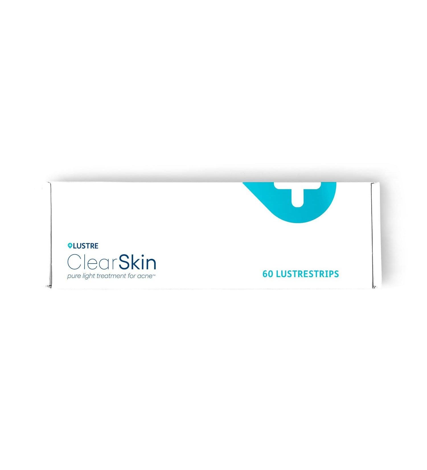 LUSTRESTRIPS - 60 Adhesive Strips for LUSTRE ClearSkin Devices | Effective Acne & Blemish Therapy | International Shipping Available - Buy Online on GoSupps.com