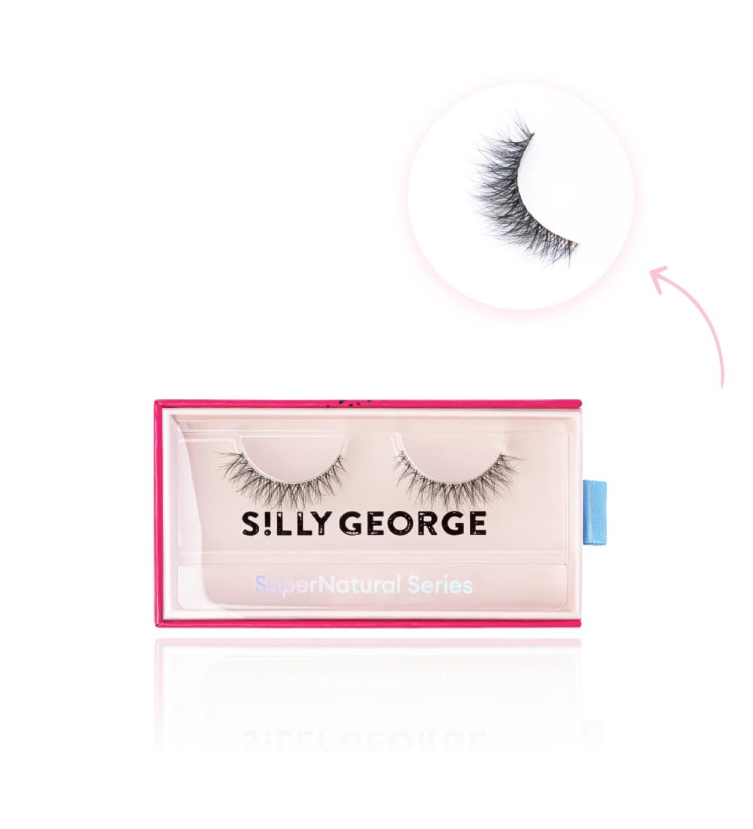 Silly George SuperNatural Lash | Lightweight Comfortable Natural Look | Flexible Band for Easy Wear (Halley) - Buy Online on GoSupps.com
