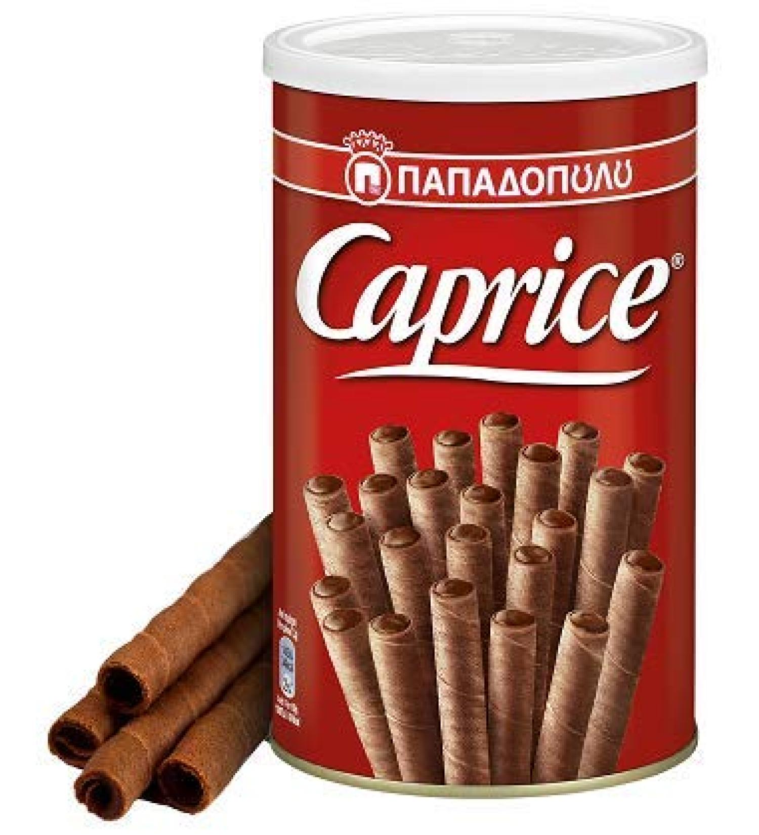  Papadopoulos Papadopoulos Caprice Hazelnut Cream Rolled Wafers 115g (Pack of 2) - Buy Online on GoSupps.com