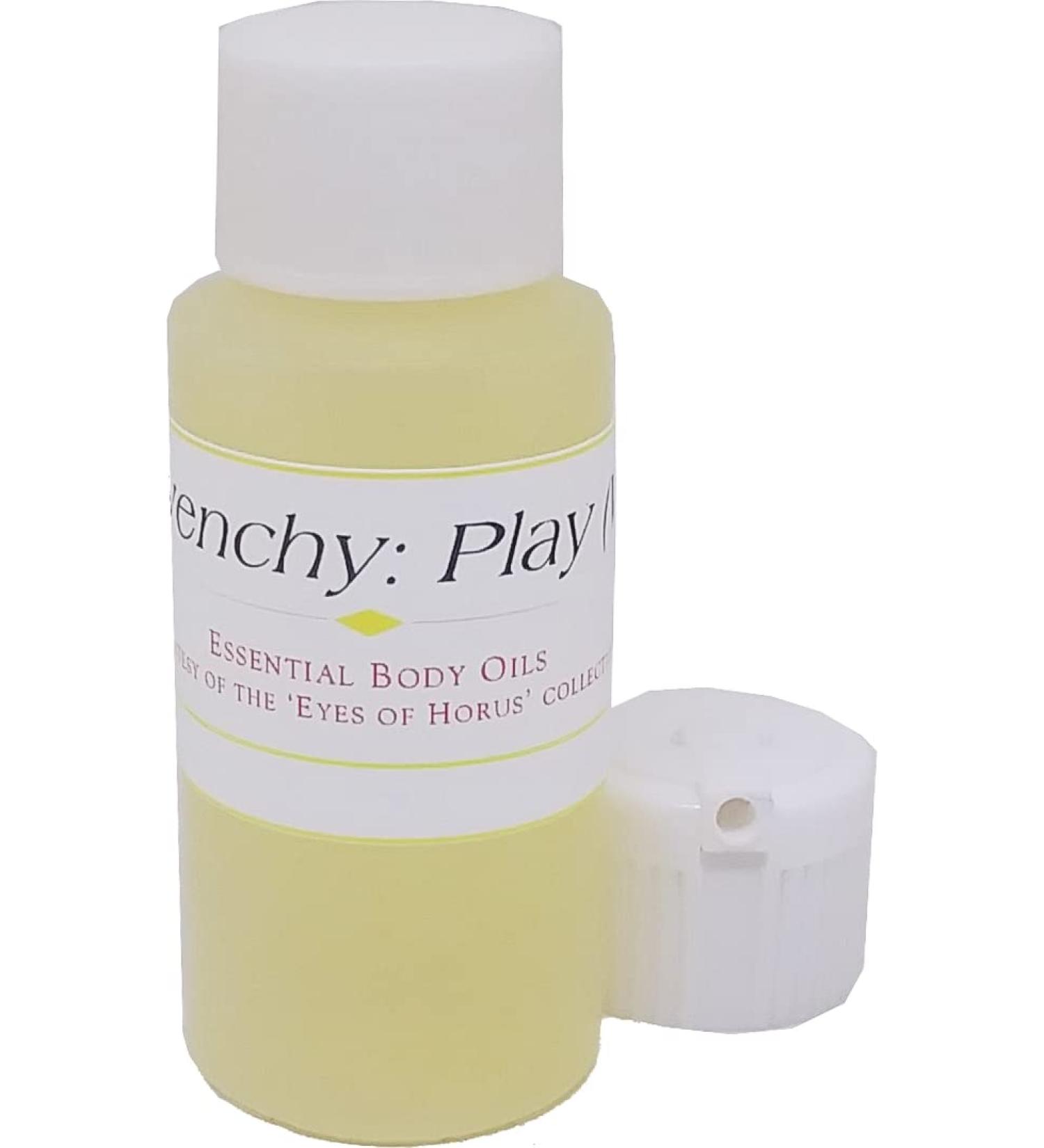 Gevinchi: Play - Type For Men Scented Body Oil Fragrance Flip Cap - Light Gold - 1 oz. - ID#23921 1 Fl Oz (Pack of 1)