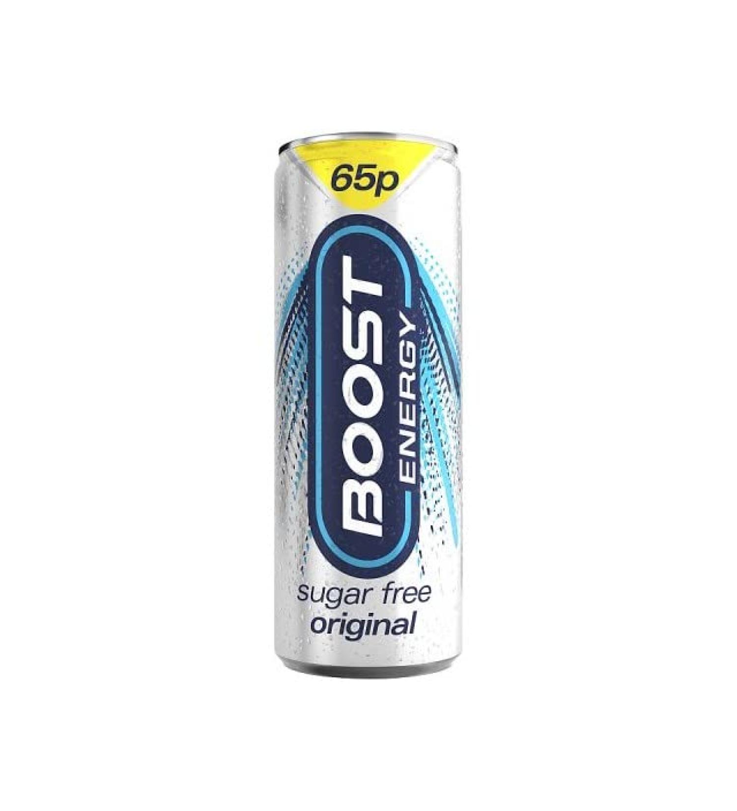 Boost Energy Drinks 24 x 250ml 65p (Sugar Free)