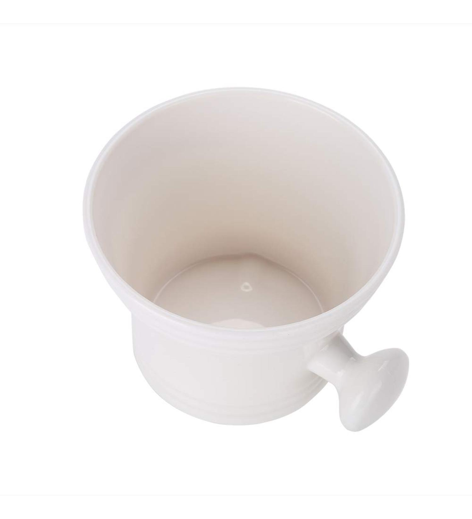 Premium Foaming Shaving Soap & Cream Bowl - Lightweight & Smooth Shaving Cup for Men | 2 Colors Available - Buy Online on GoSupps.com