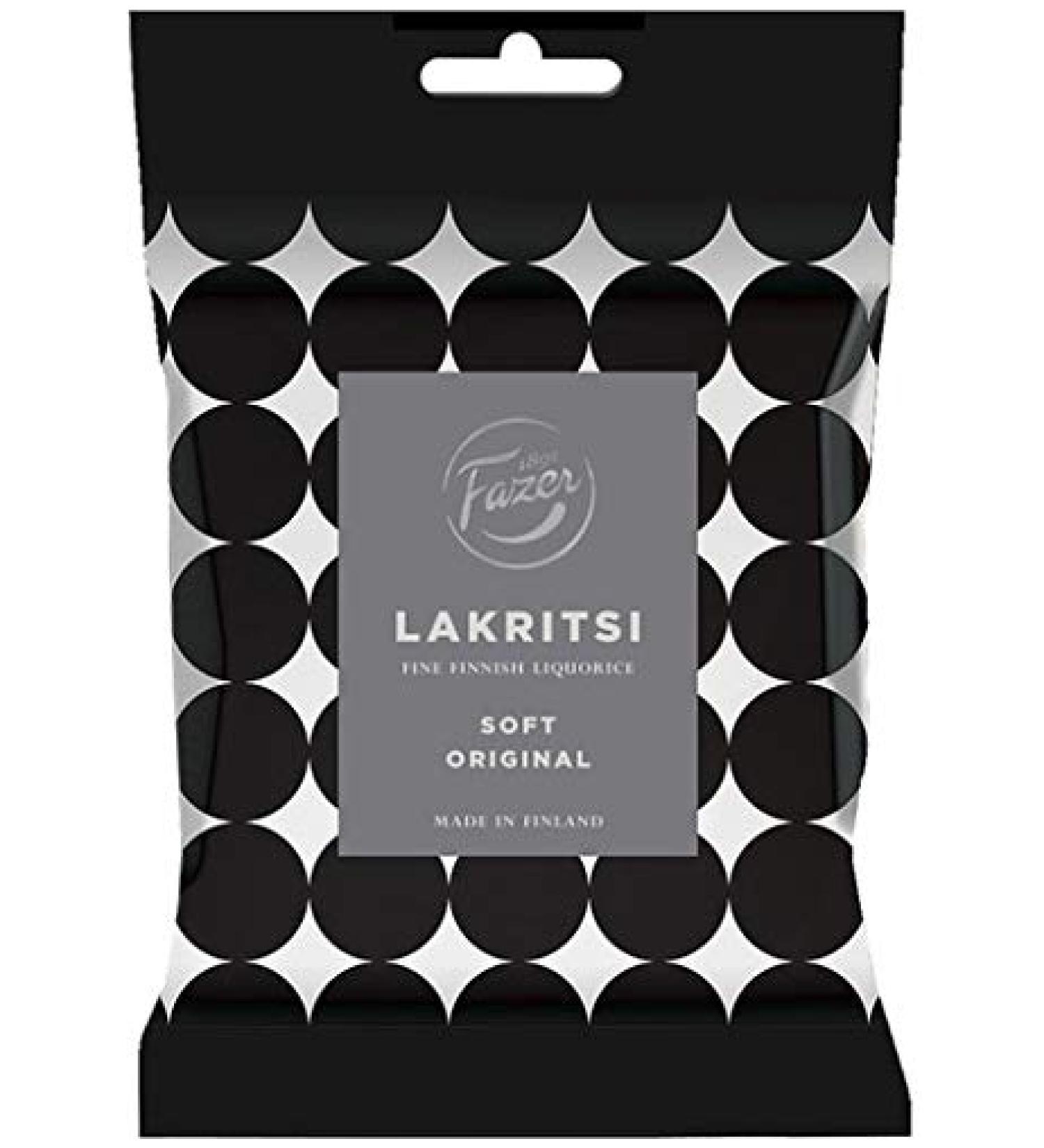 Fazer Fazer Lakritsi Soft Original Lot de 12 flacons de 150 g