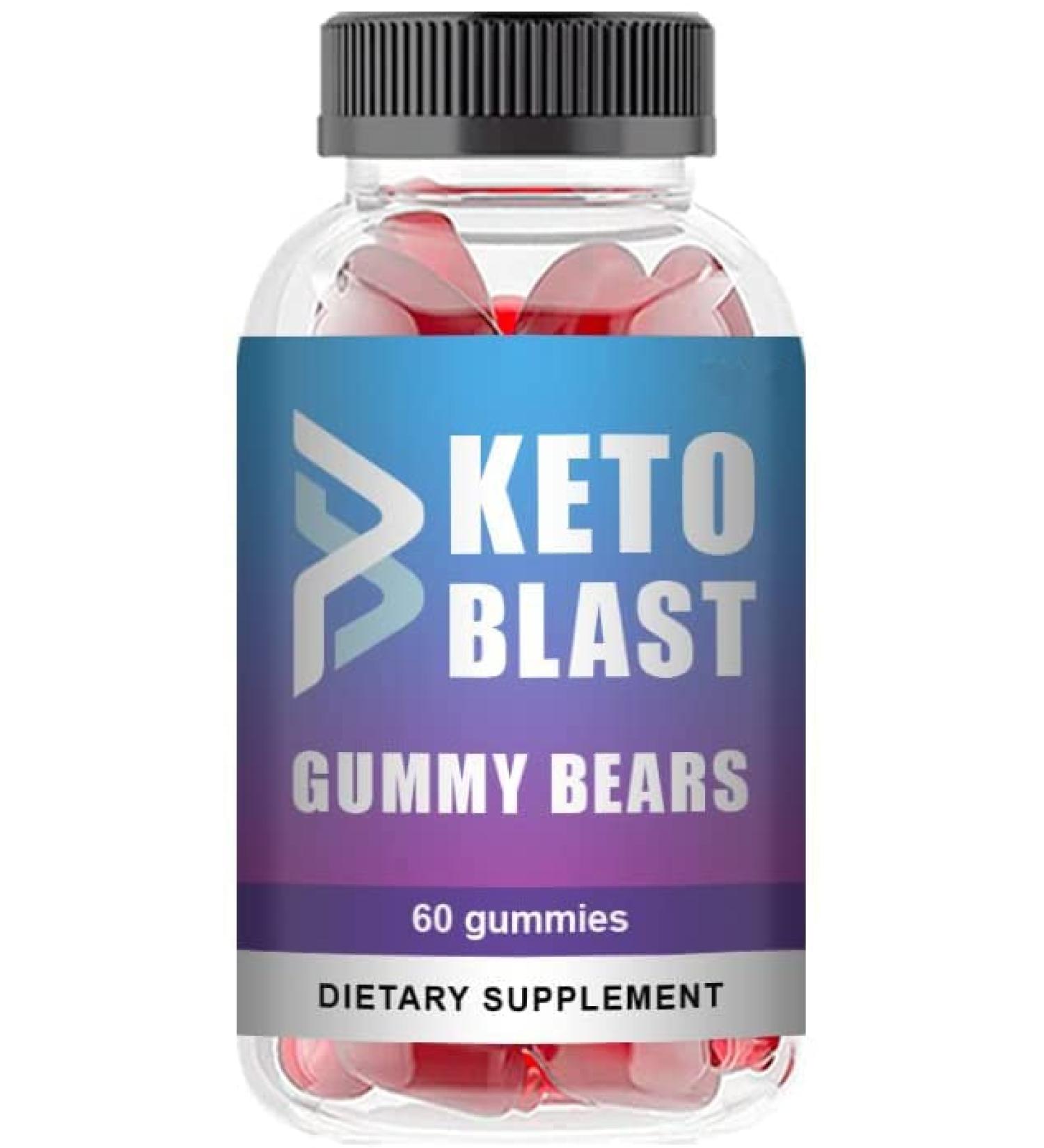 Keto Blast Gummies - 60 Count | 1 Month Supply - Keto Blast Gummy Bears - Buy Online on GoSupps.com
