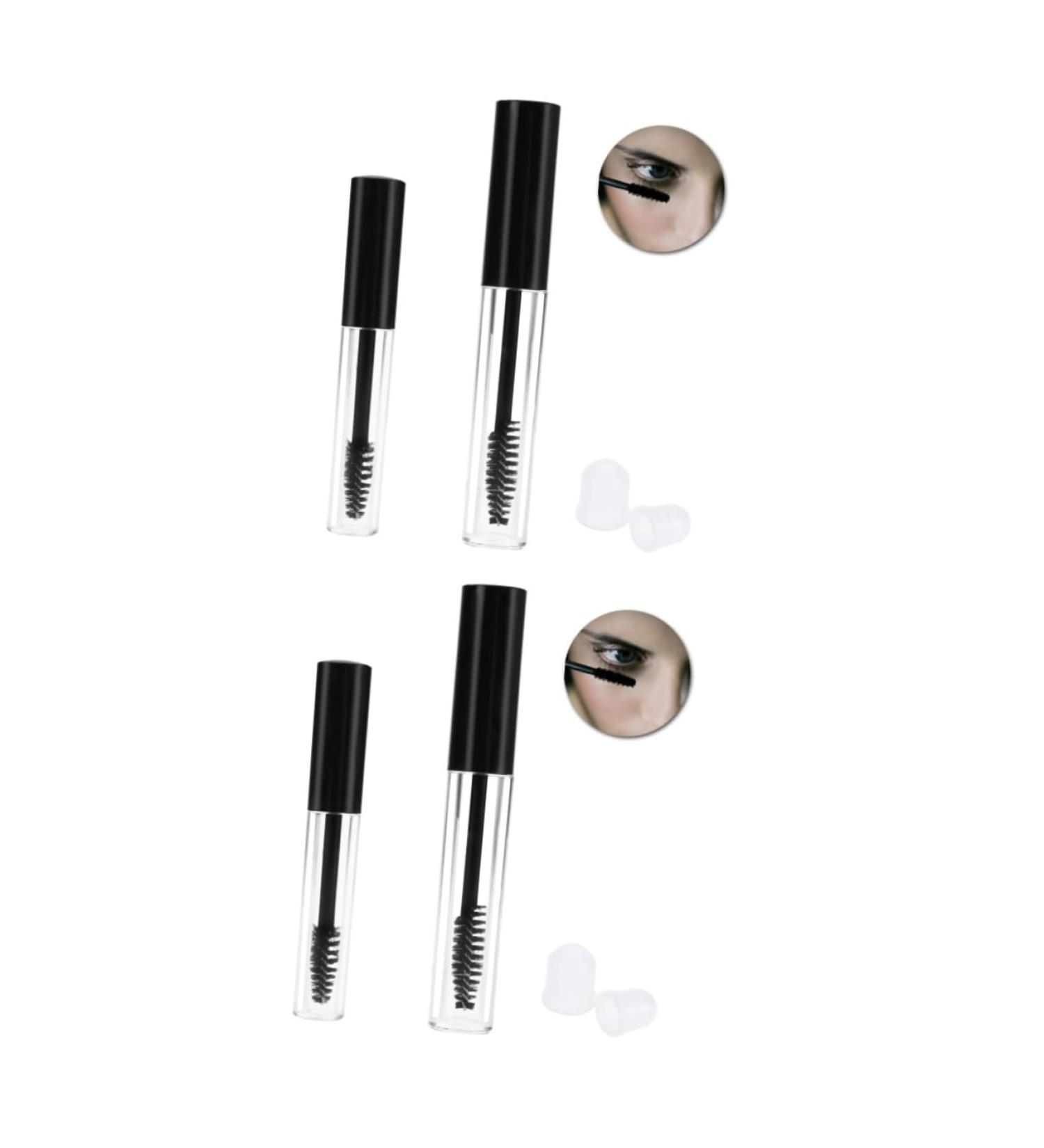 Healvian 4 Pcs Eyelash Cream Bottle Eyelash Brush Tubes Empty Mascara Tube and Wand Bulk Containers with Lids - Buy Online on GoSupps.com