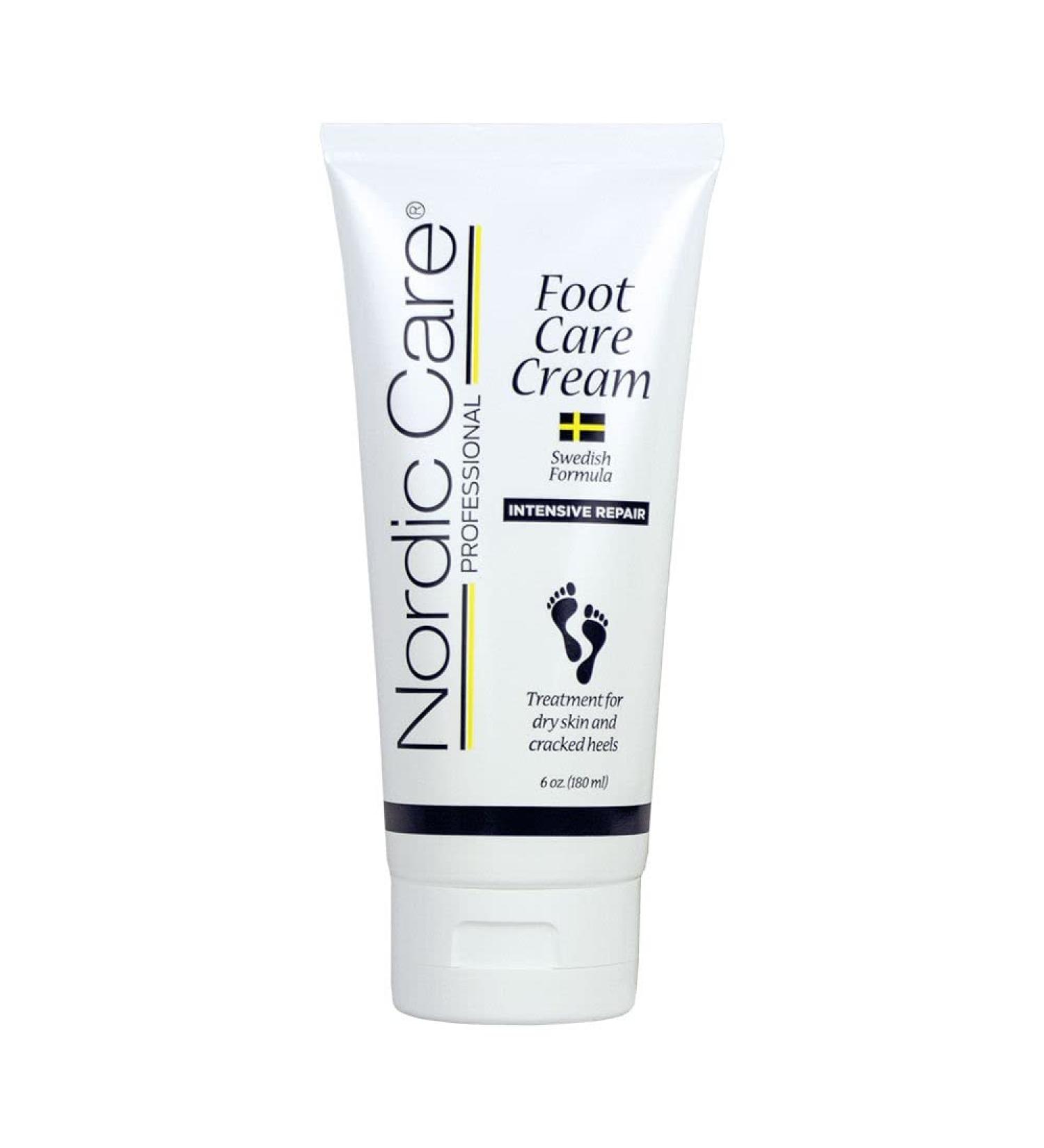 Nordic Care Foot Care Cream 6oz - 10% Urea for Dry Skin & Cracked Heels Treatment - Buy Online on GoSupps.com