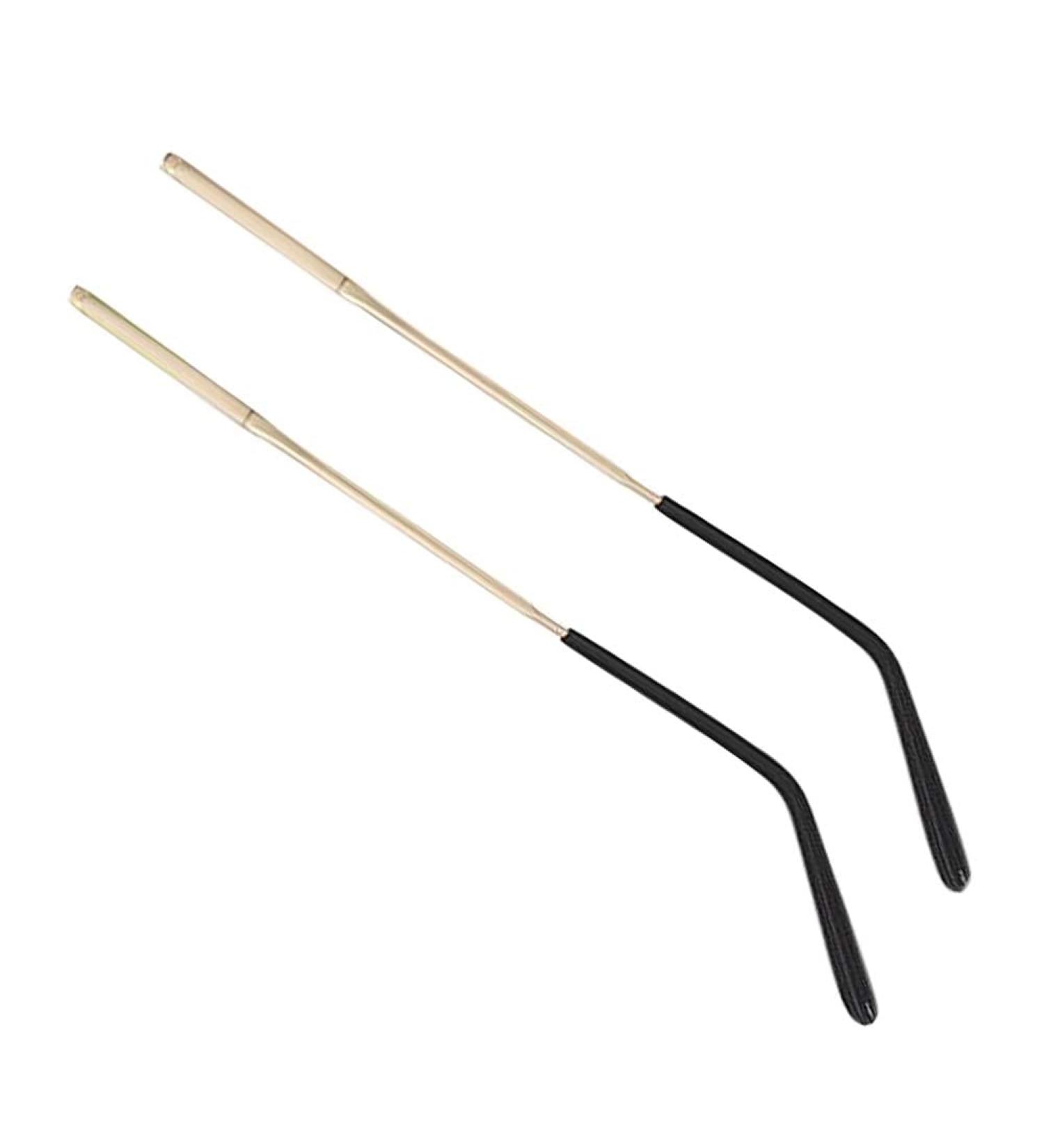 Dookaa Glasses Brackets - Metal Spare Parts for Sunglasses Repair | Double Tooth Spacing 1mm | 1 Pair of Gold - Buy Online on GoSupps.com