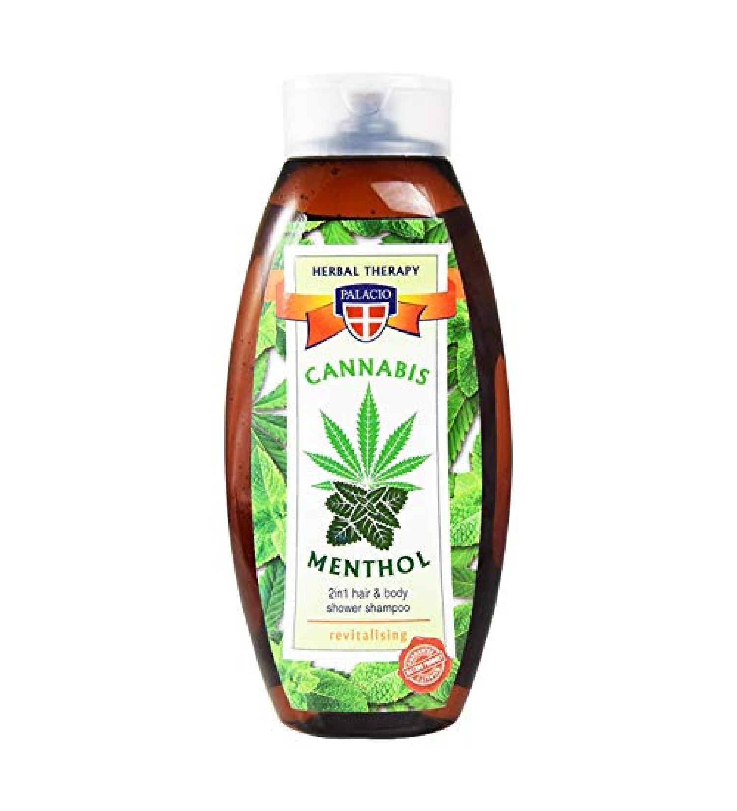 Palacio Palacio Shower Shampoo with Hemp Oil and Menthol silicone-free paraben-free mineral oil-free - 500 ml