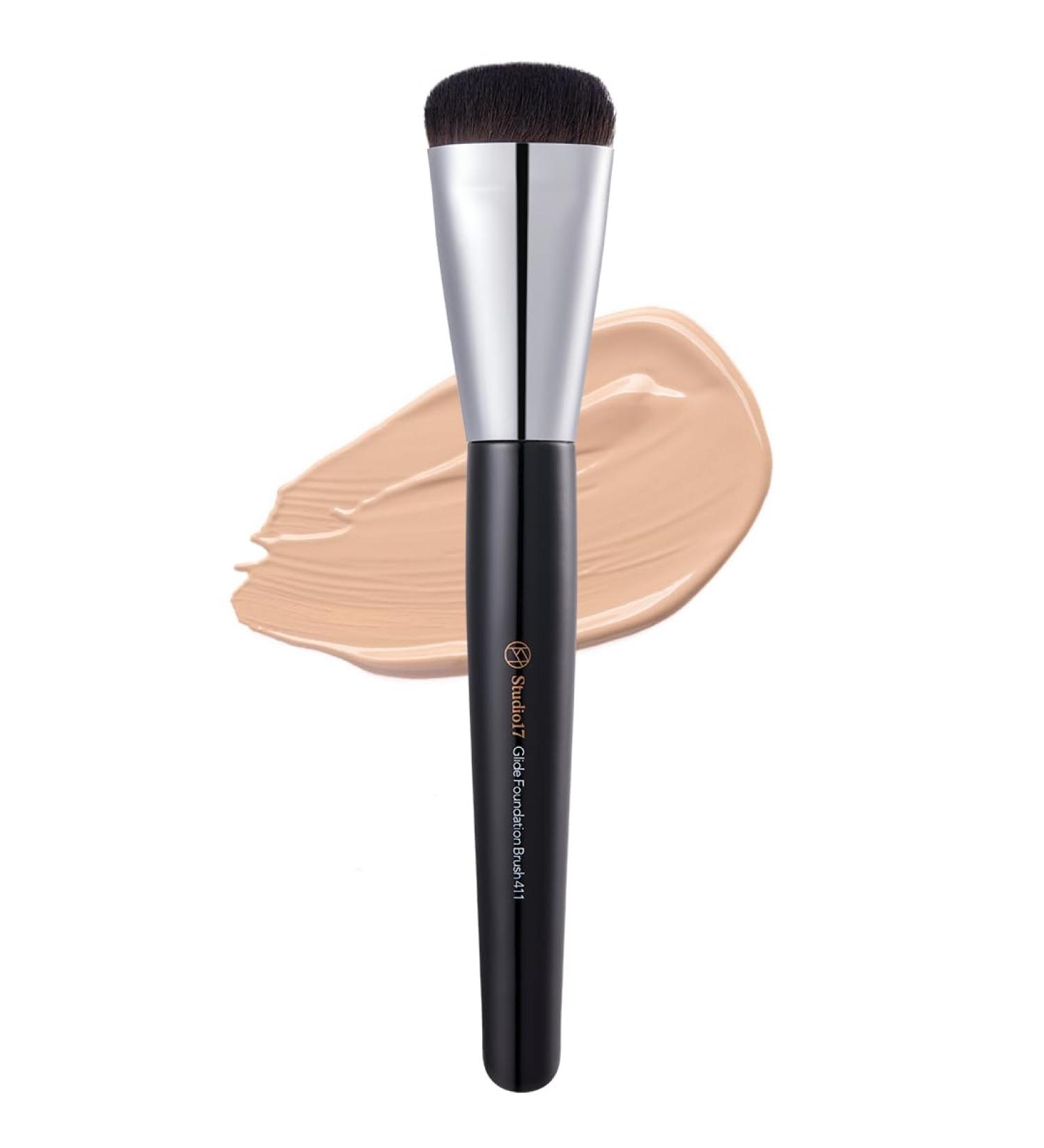 Glide Flat Foundation Brush for Liquid Makeup | Korean Studio Quality Brush with Super Micro Bristles - Buy Online on GoSupps.com