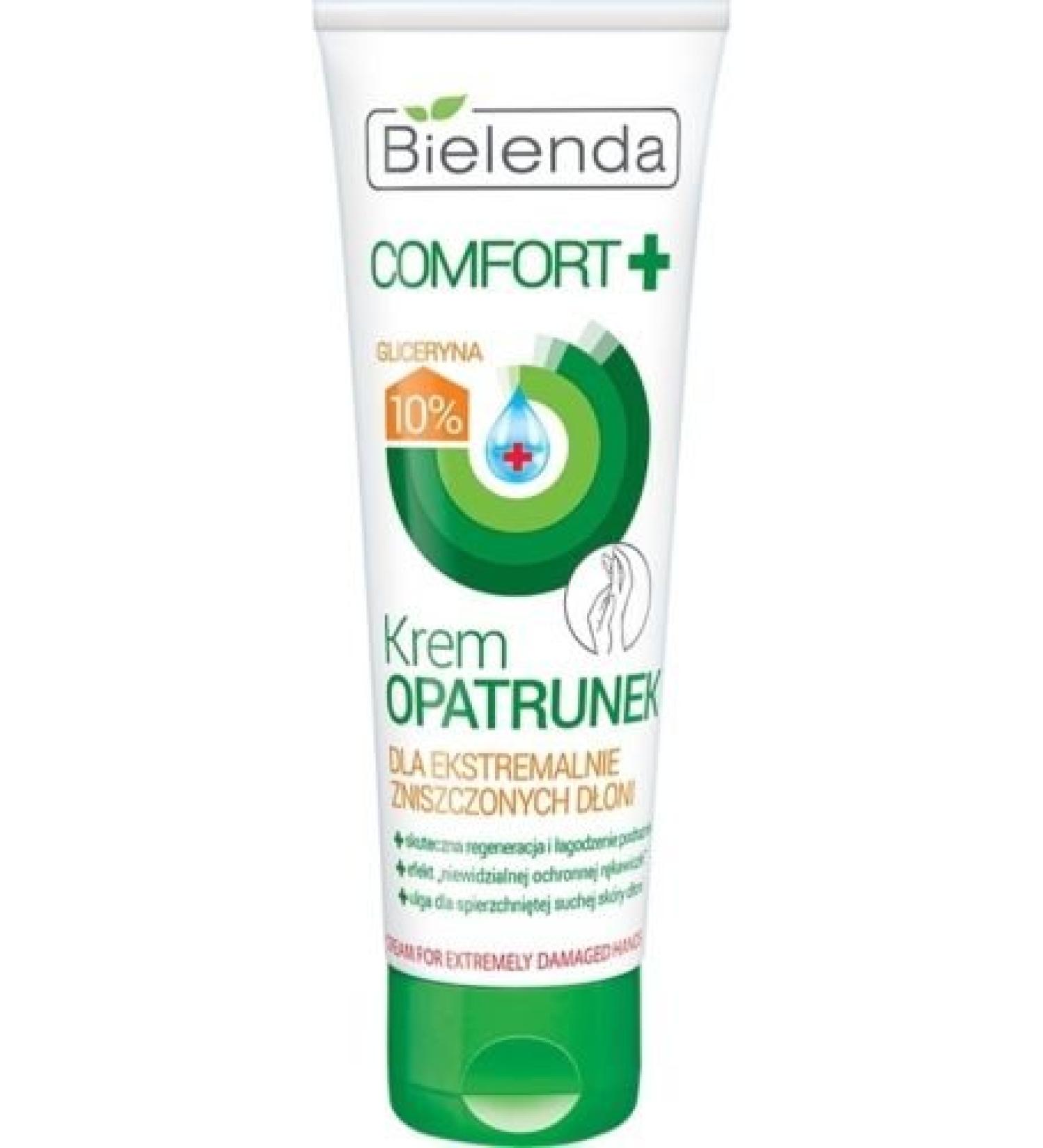 BIELENDA COMFORT+ HELP Hand Cream - with 10% glycerine for stressed hands 75 ml