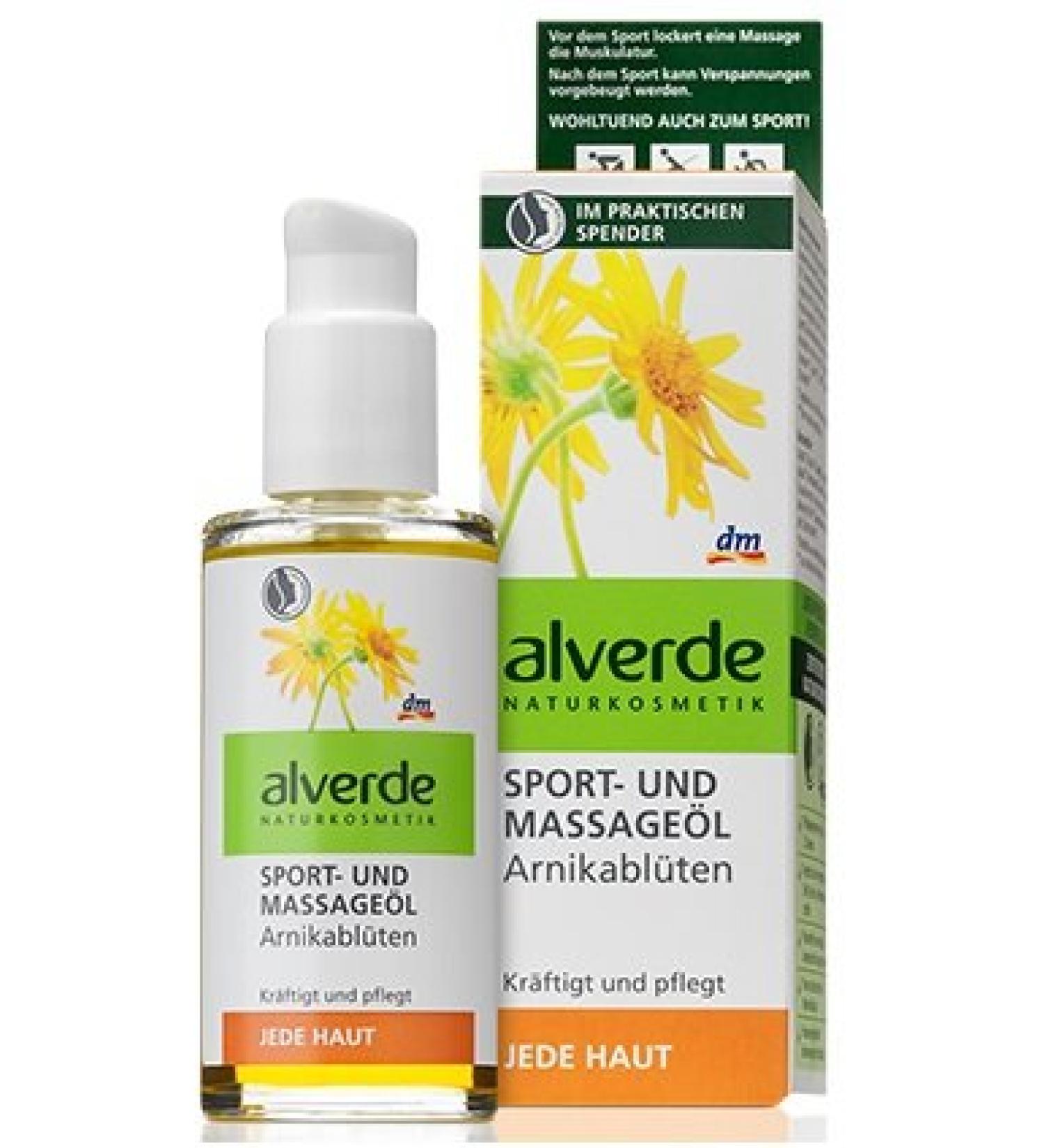 Alverde Oil for sports and massages Arnica flowers 100 ml