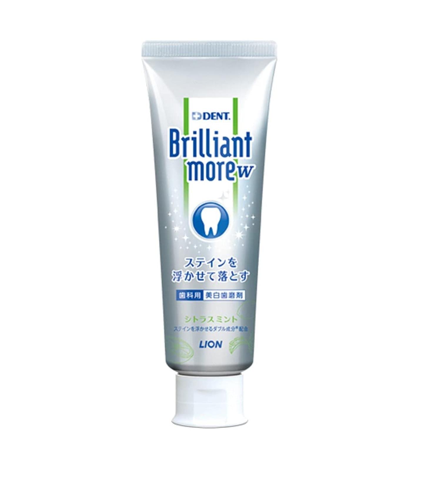 Lion Dent Brilliant More W Toothpaste 90g Citrus Mint - Buy Online on GoSupps.com