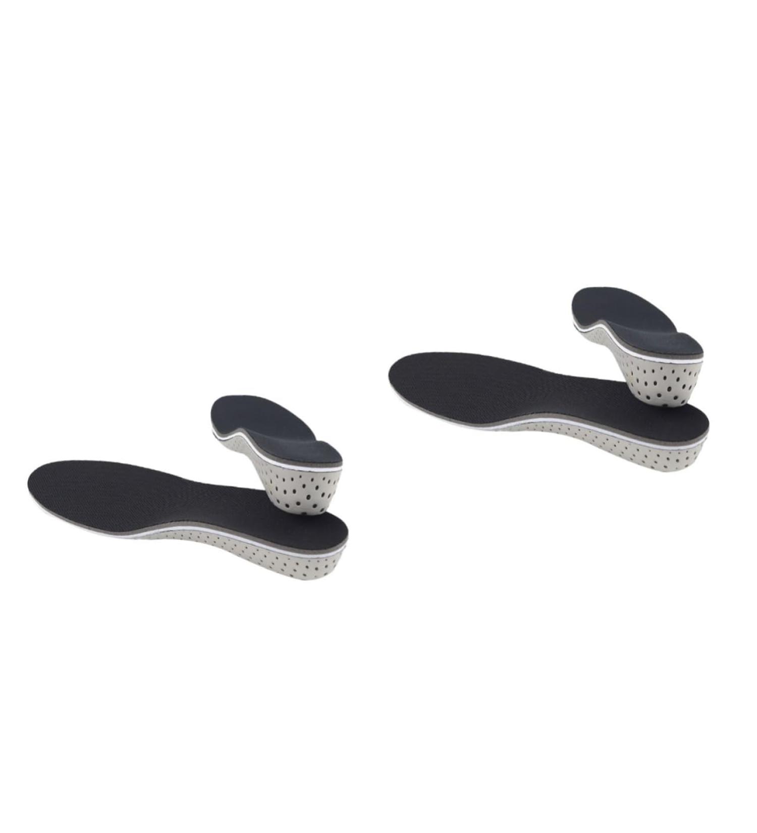 GLEAVI 4 Pairs Elevator Insoles for Men & Women - Invisible Full Length Shoe Lifts & Cushioned Inserts for Comfort - Buy Online on GoSupps.com