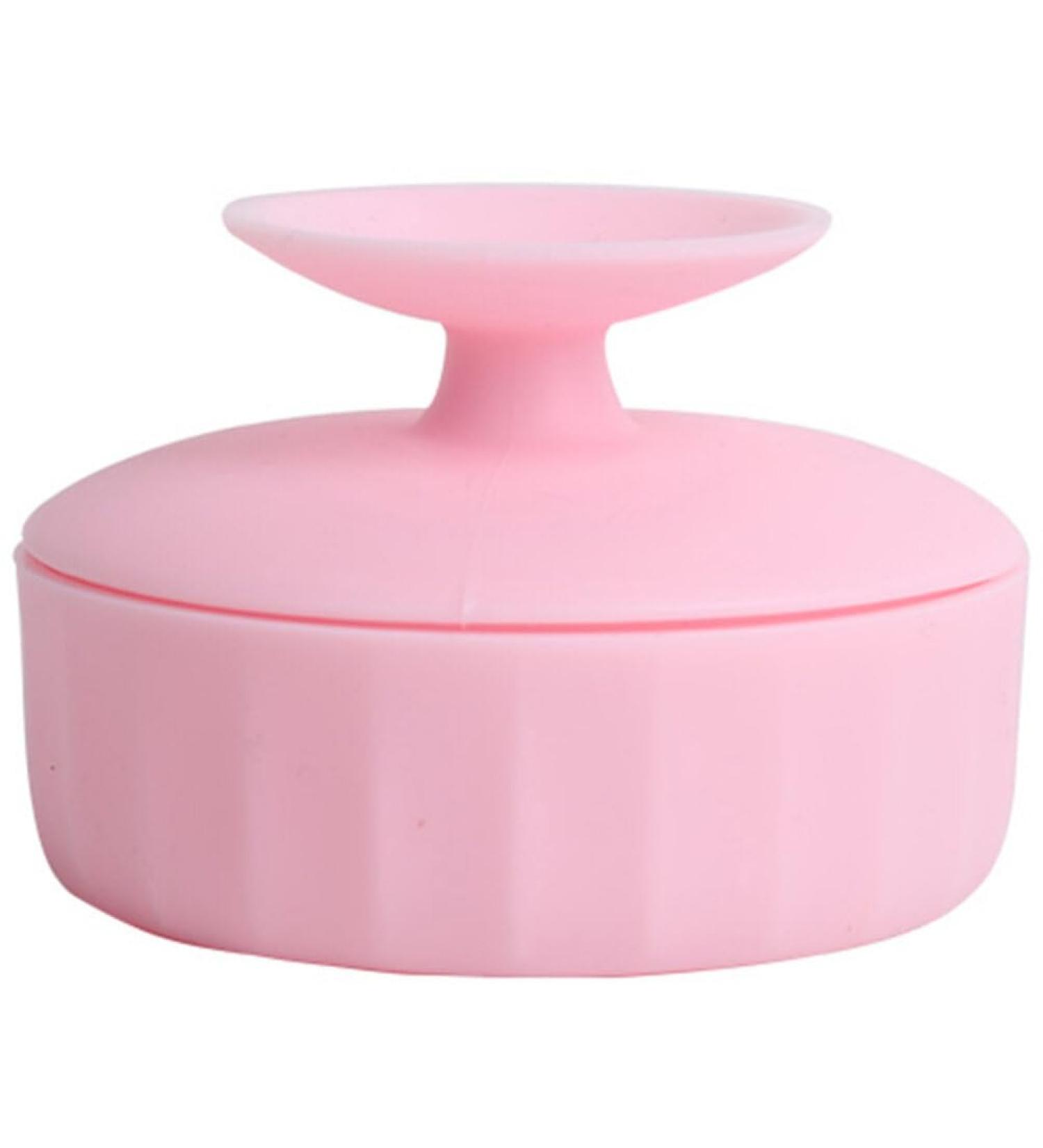 Effortless Makeup Brush Cleaning Box & Mat | Pink Brush Cleaner Pad for Easy Makeup Supply Maintenance - Buy Online on GoSupps.com