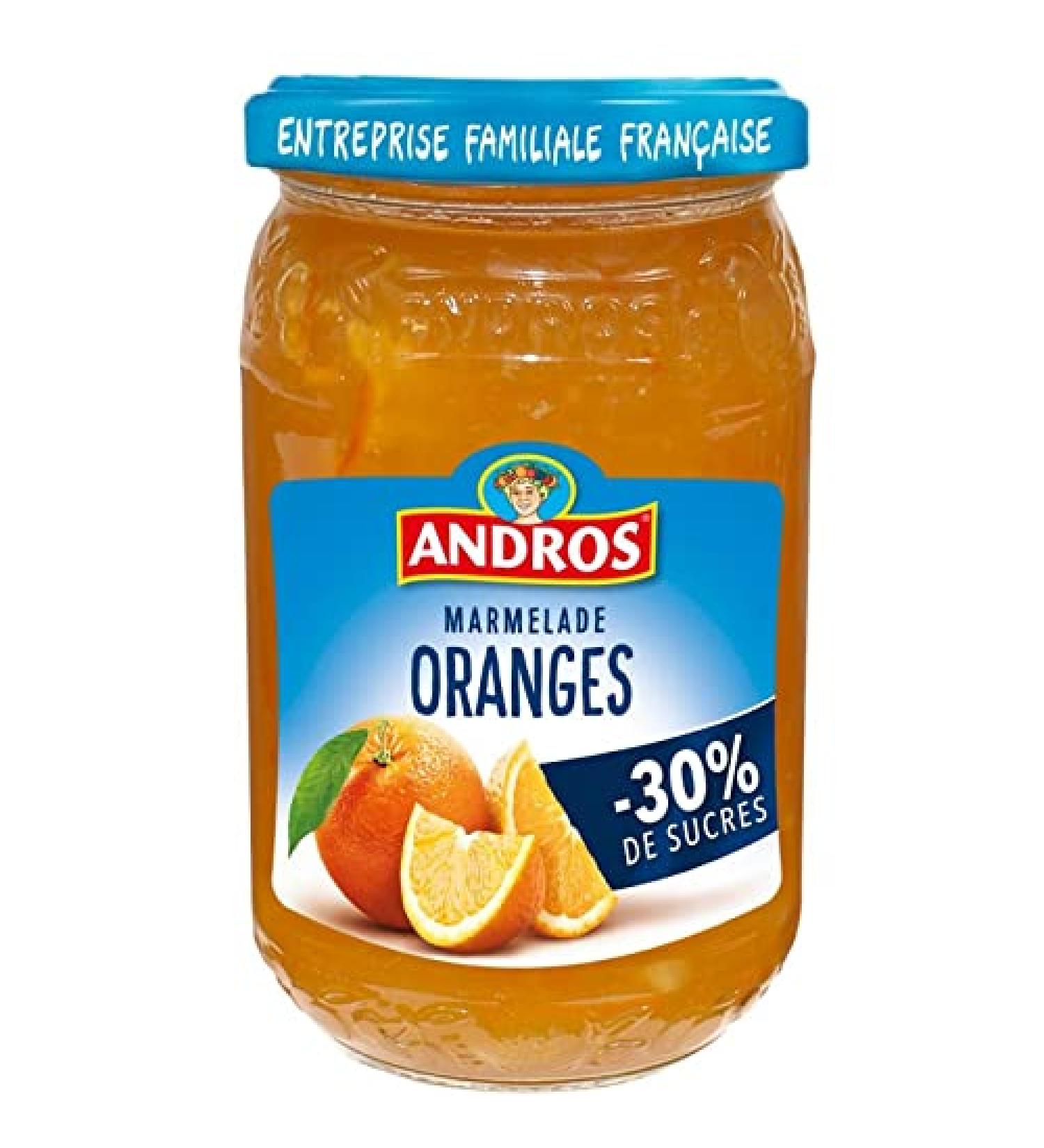 ANDROS Allege Orange Marmalade 350 g Pack of 4 - Buy Online on GoSupps.com