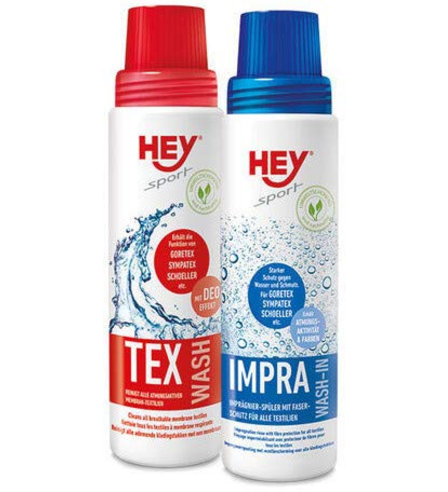 Hey Sport double pack Impra Wash-in + Tex Wash