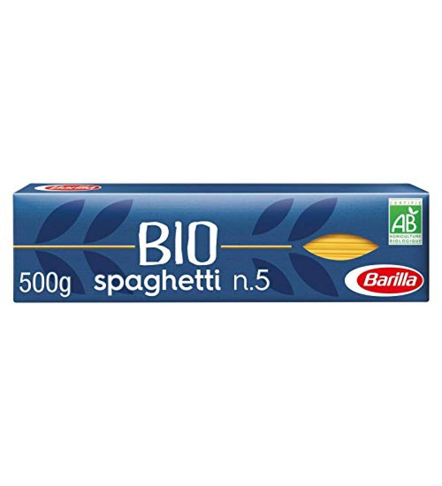  Epicerie sal e Barilla Organic Spaghetti Pasta 500 g - Pack of 3 - Buy Online on GoSupps.com