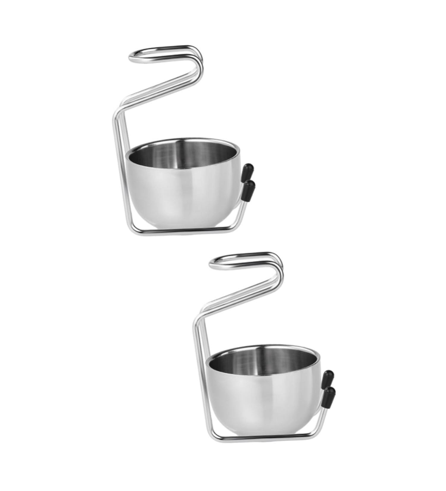 PopetPop Stainless Steel Brush Stand Holder | Perfect Gifts for Friends & Dads | Vertical Mounted Design - Buy Online on GoSupps.com