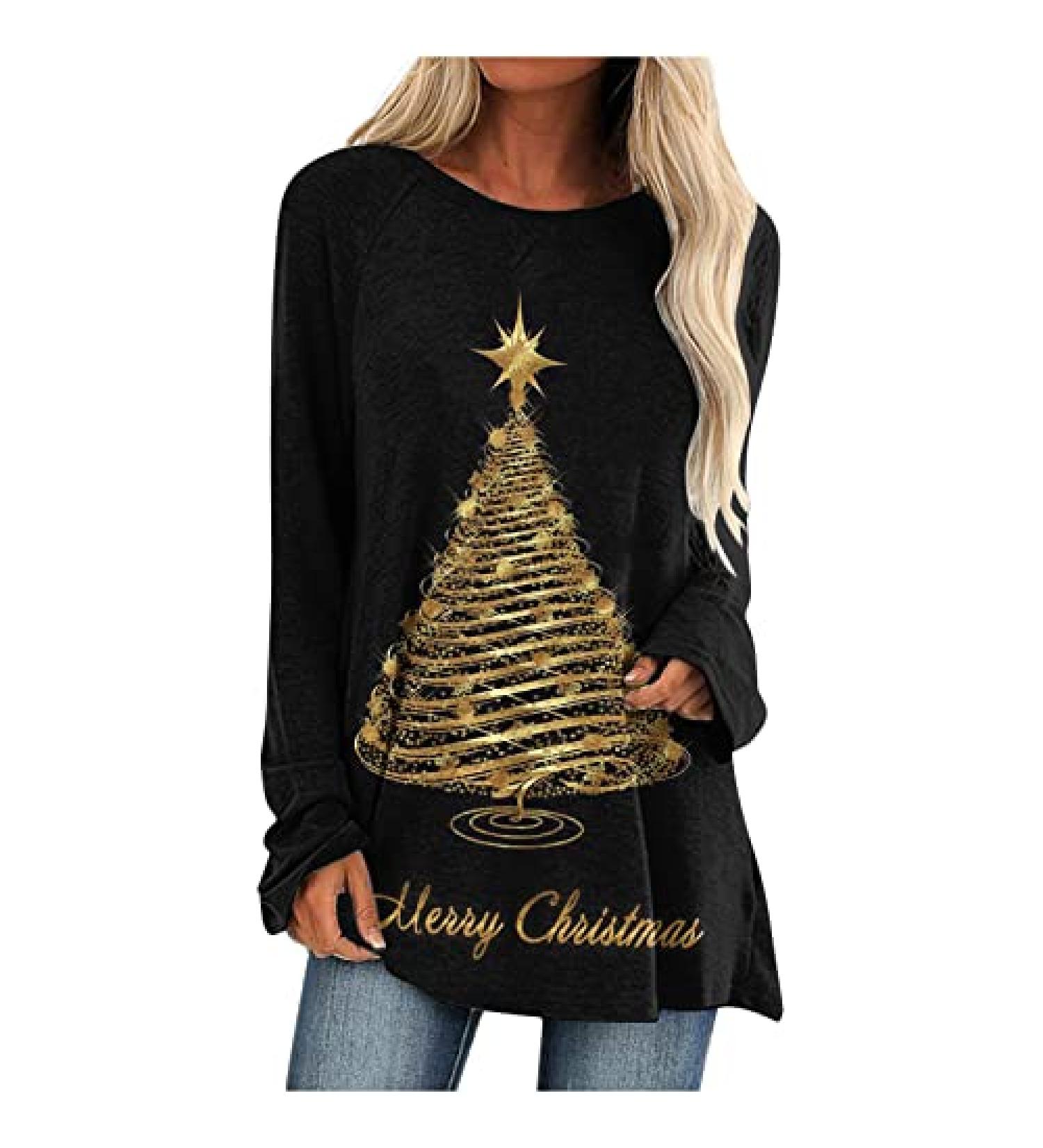 Christmas Women's Crewneck Sweatshirt - Dark Gray X-Large - Buy Online on GoSupps.com