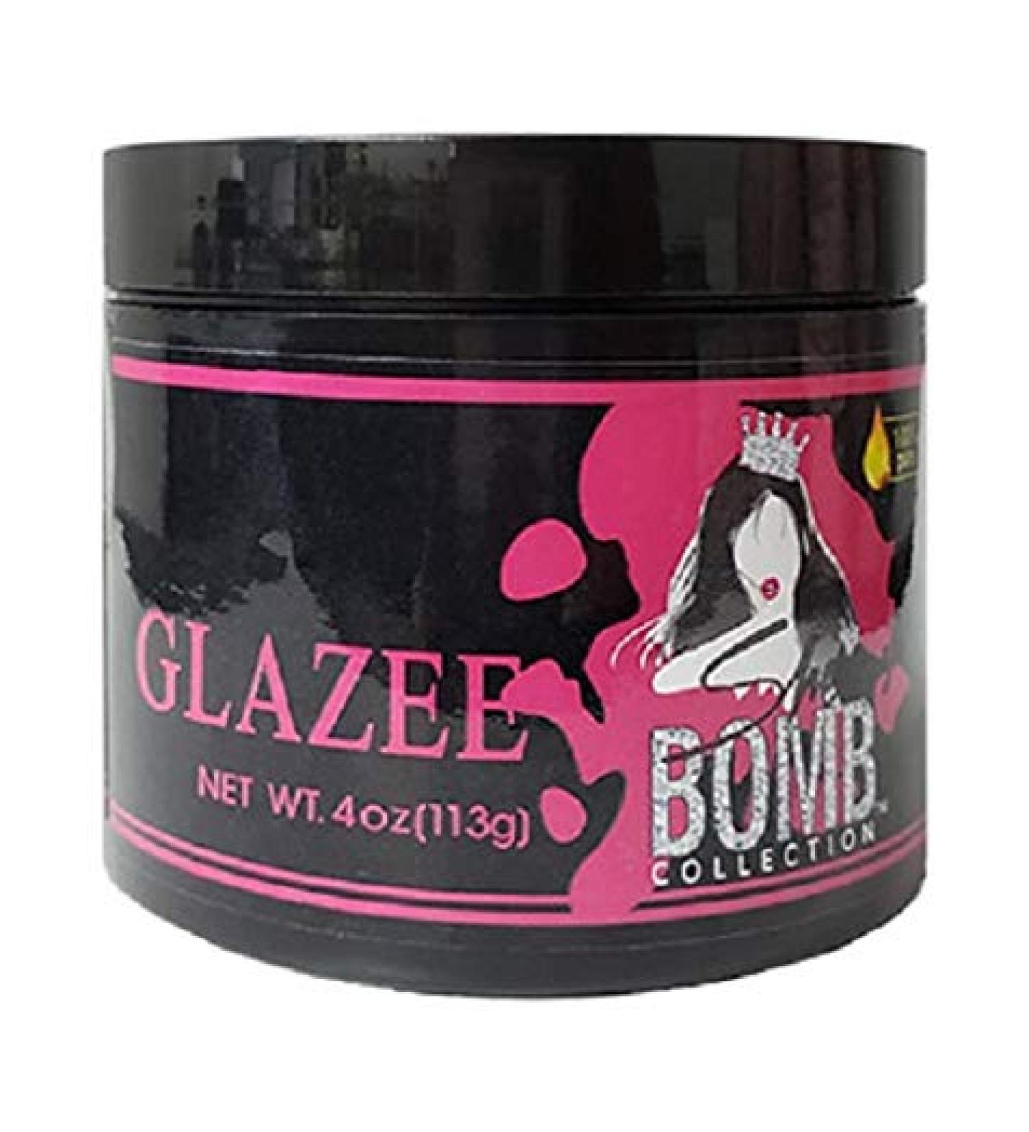she is bomb collection Glazee 4oz For Edges  Braids  and Twist Outs