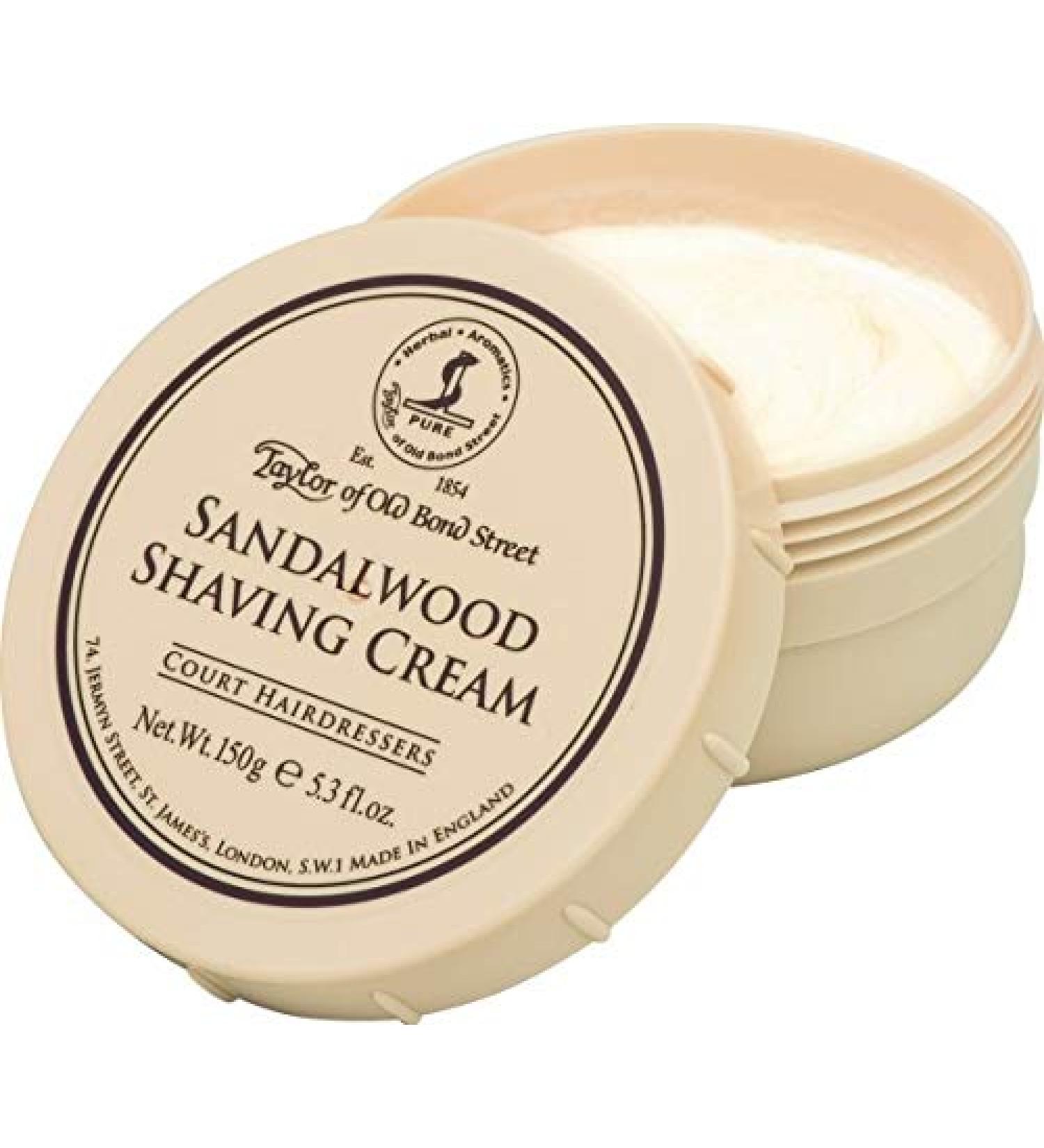 Taylor of Old Bond Street Sandalwood Shaving Cream Bowl sand 150 g 150 g (1 pack)