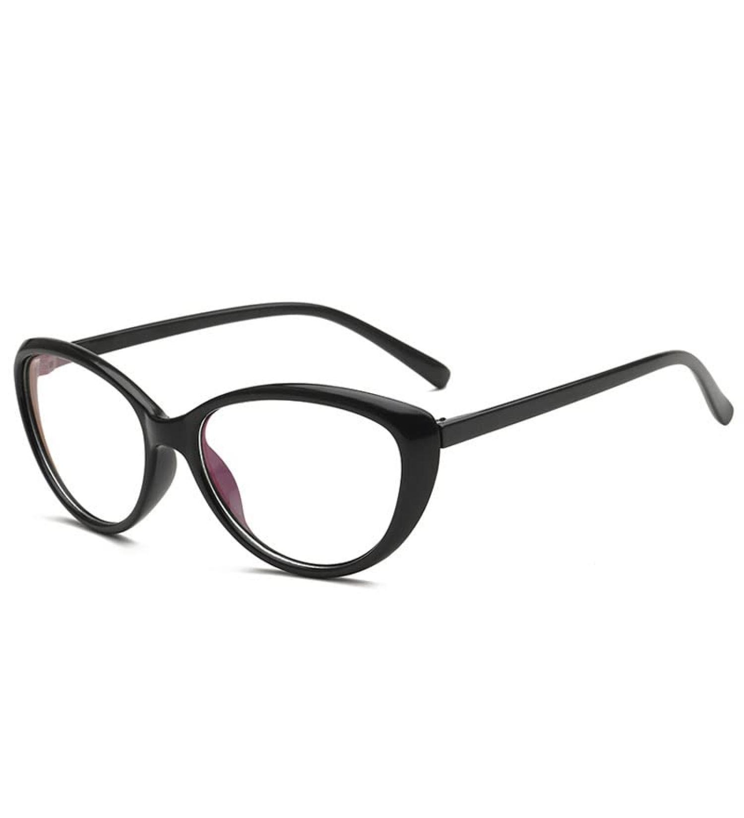 PARWANA Large Cat-Eye Blue Light Blocking Reading Glasses - Stylish Anti Eyestrain Eyeglasses +200 C1 for Computer Use - International Shipping Available - Buy Online on GoSupps.com