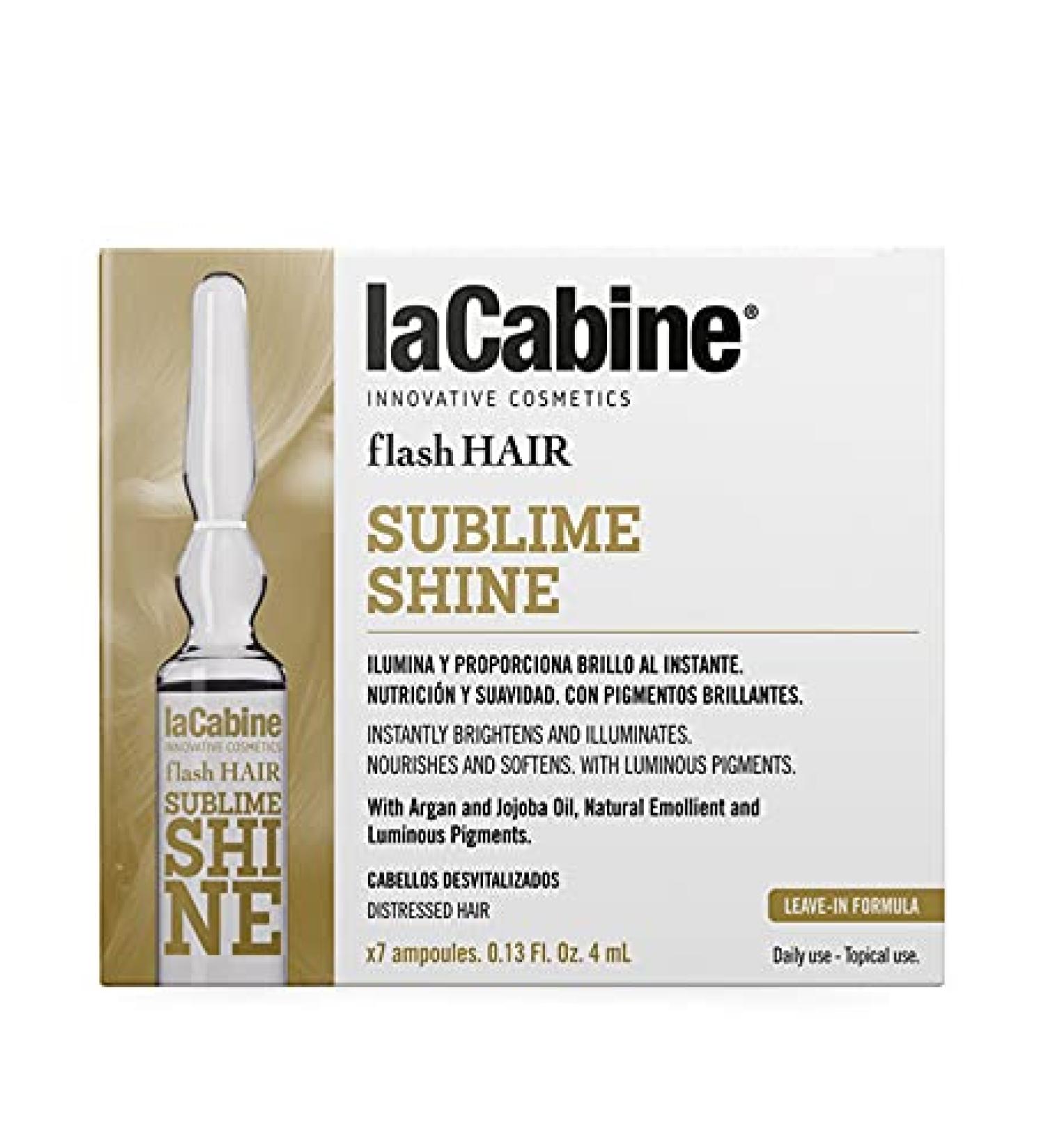 La Cabine Flash Hair Sublime Shine 7 Ampoules of 5 ml