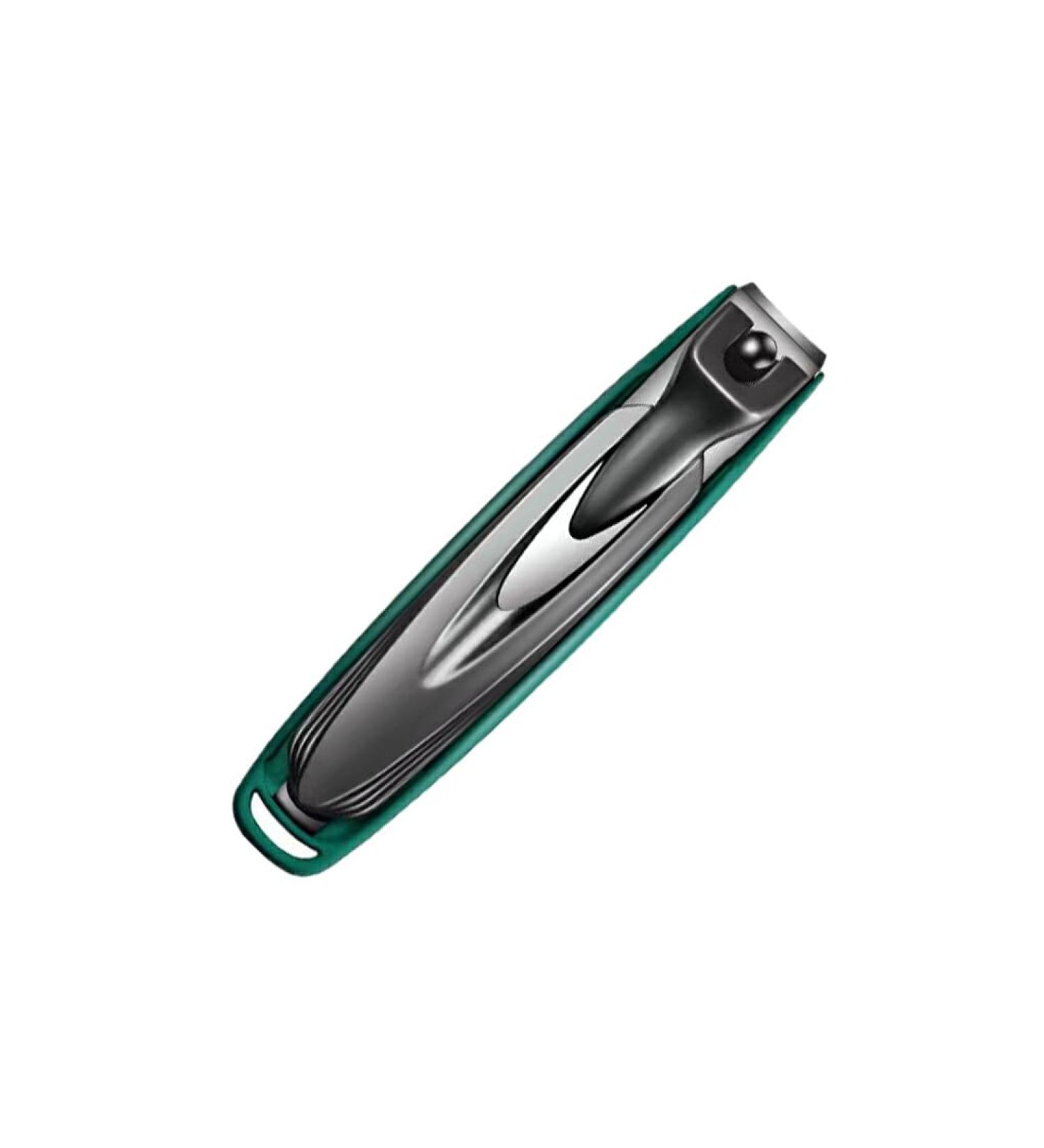 dijiusidy Anti-Splashing Nail Cutter Creative for Mess-Free Nail Cutting Experience Detachable Fingernail Clippers Stainless Steel Green L L Green - Buy Online on GoSupps.com