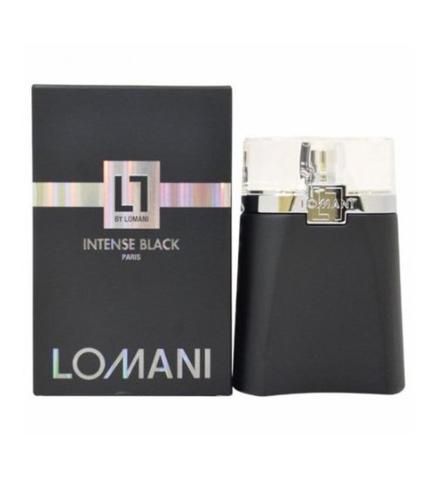 Lomani Intense Black by Lomani Eau De Toilette Spray 3.3 oz (Men)
