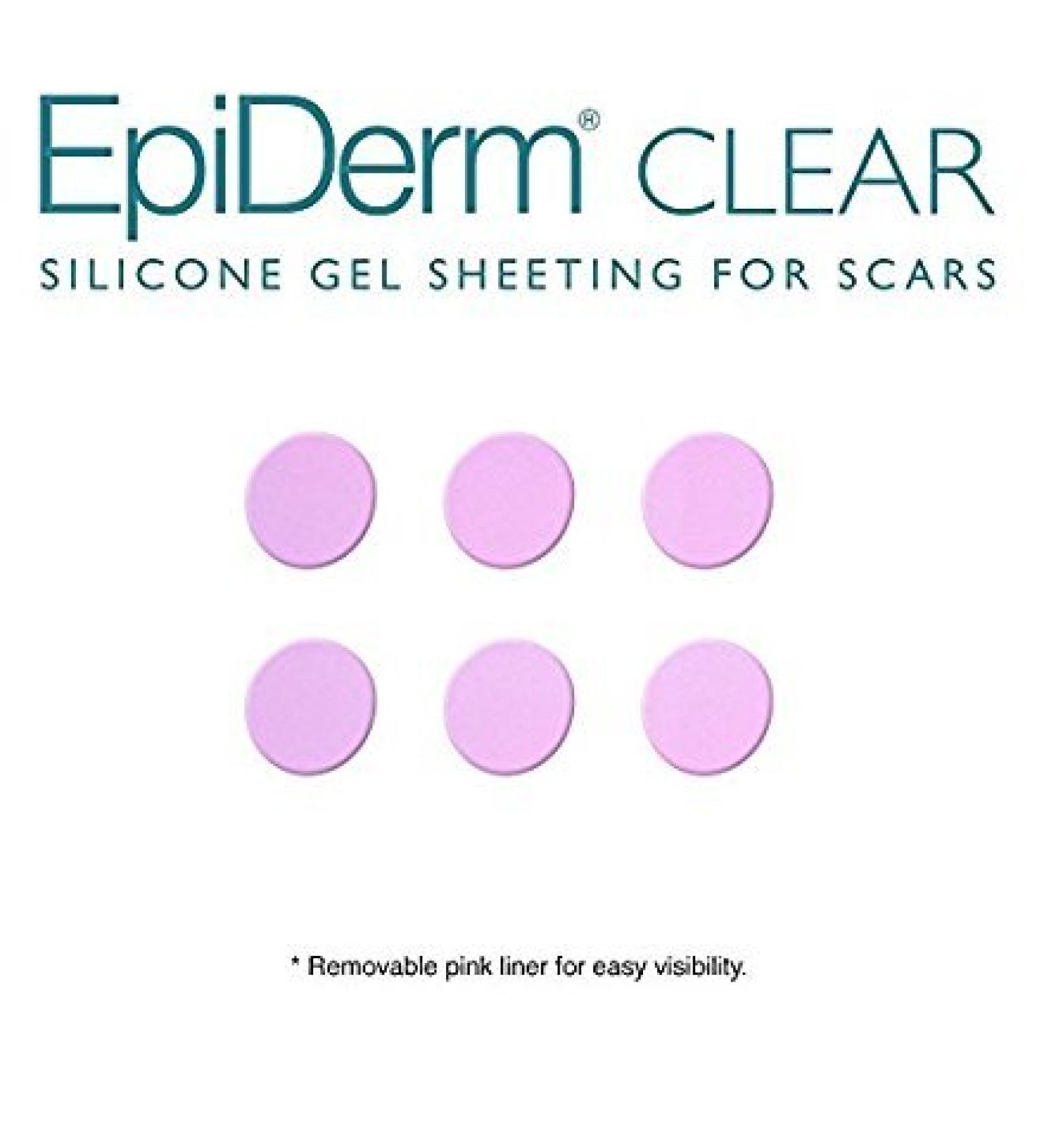Epi-Derm Epi-Tabs (6) | Clear Circles Silicone Scar Sheets by Biodermis - International Shipping Available - Buy Online on GoSupps.com