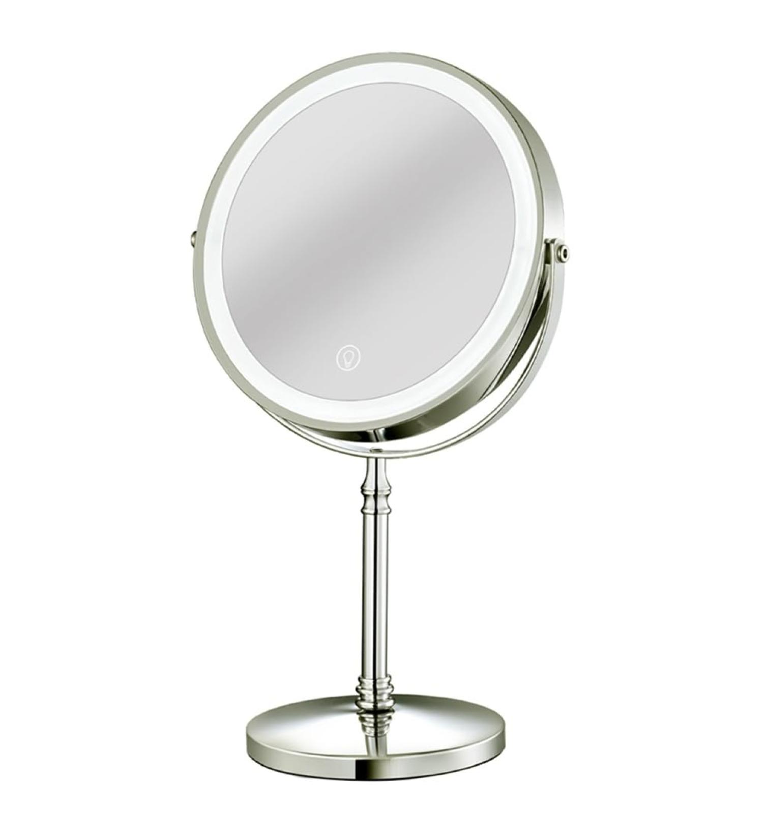 Xptieeck 1Set 10X LED Mirror Magnification Cosmetic Mirror 2 Side Adjustable with 3 Colors B - Buy Online on GoSupps.com