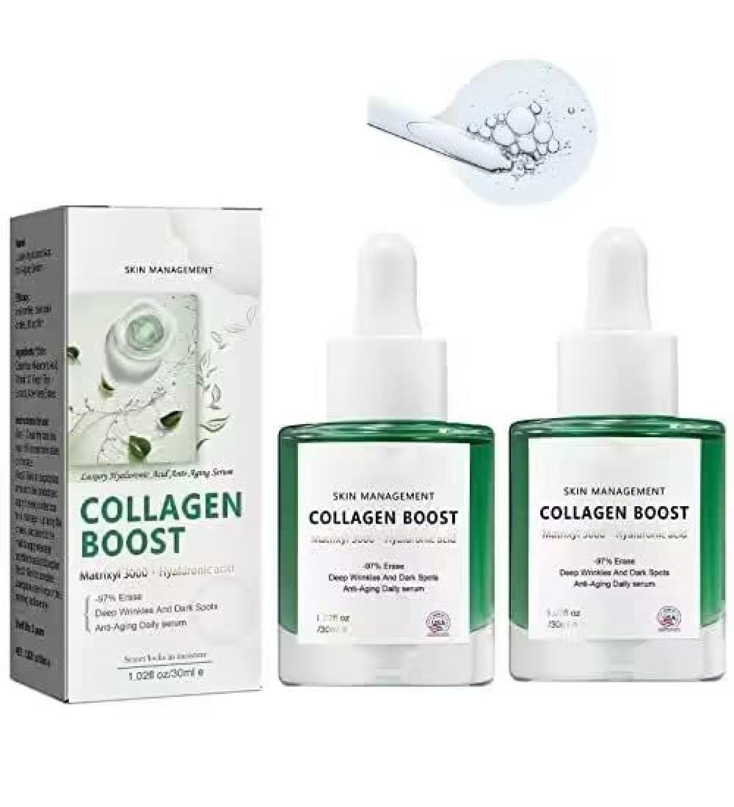 Tlopa Luxury Hyaluronic Acid & Collagen Boost Anti-Aging Serum Set - Natural Ingredients for All Skin Types - Buy Online on GoSupps.com