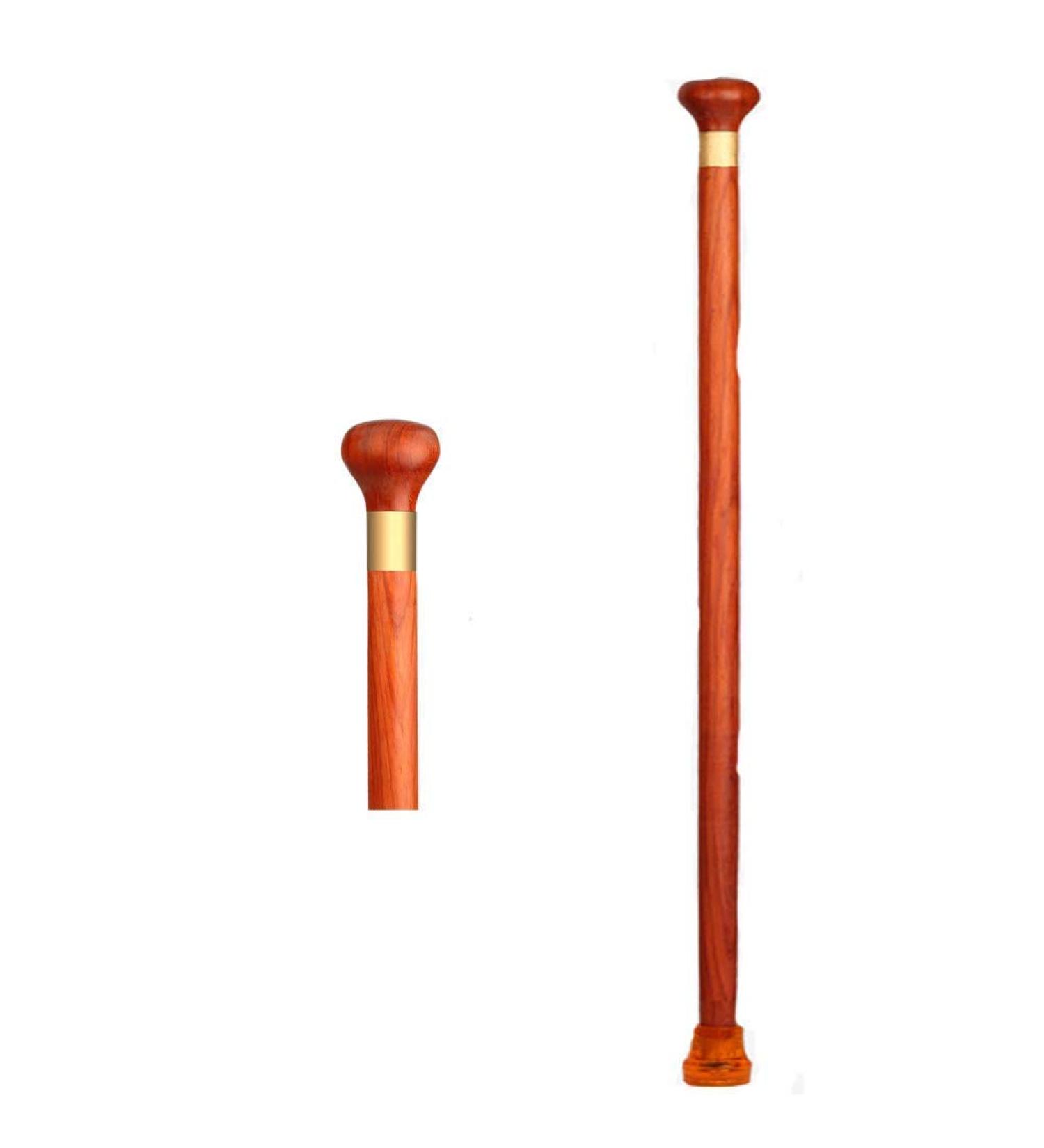 Adult Crutches Solid Wood Crutches Environmentally Friendly and Healthy African Rosewood Material Round Handle Ergonomic Design Light and Easy to Carry Crutches Hello Independence 87cm - Buy Online on GoSupps.com