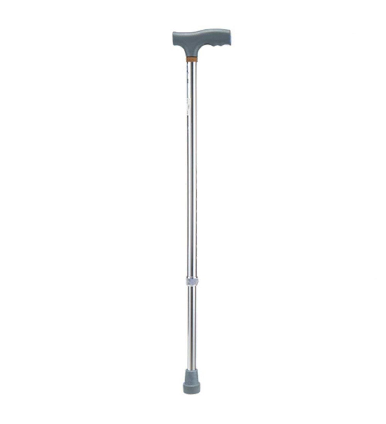 Crutch Aluminum Alloy Retractable Non-Slip Aged Walking Stick Rehabilitation Elderly Walker Basket/Silver Lucky Star - Buy Online on GoSupps.com